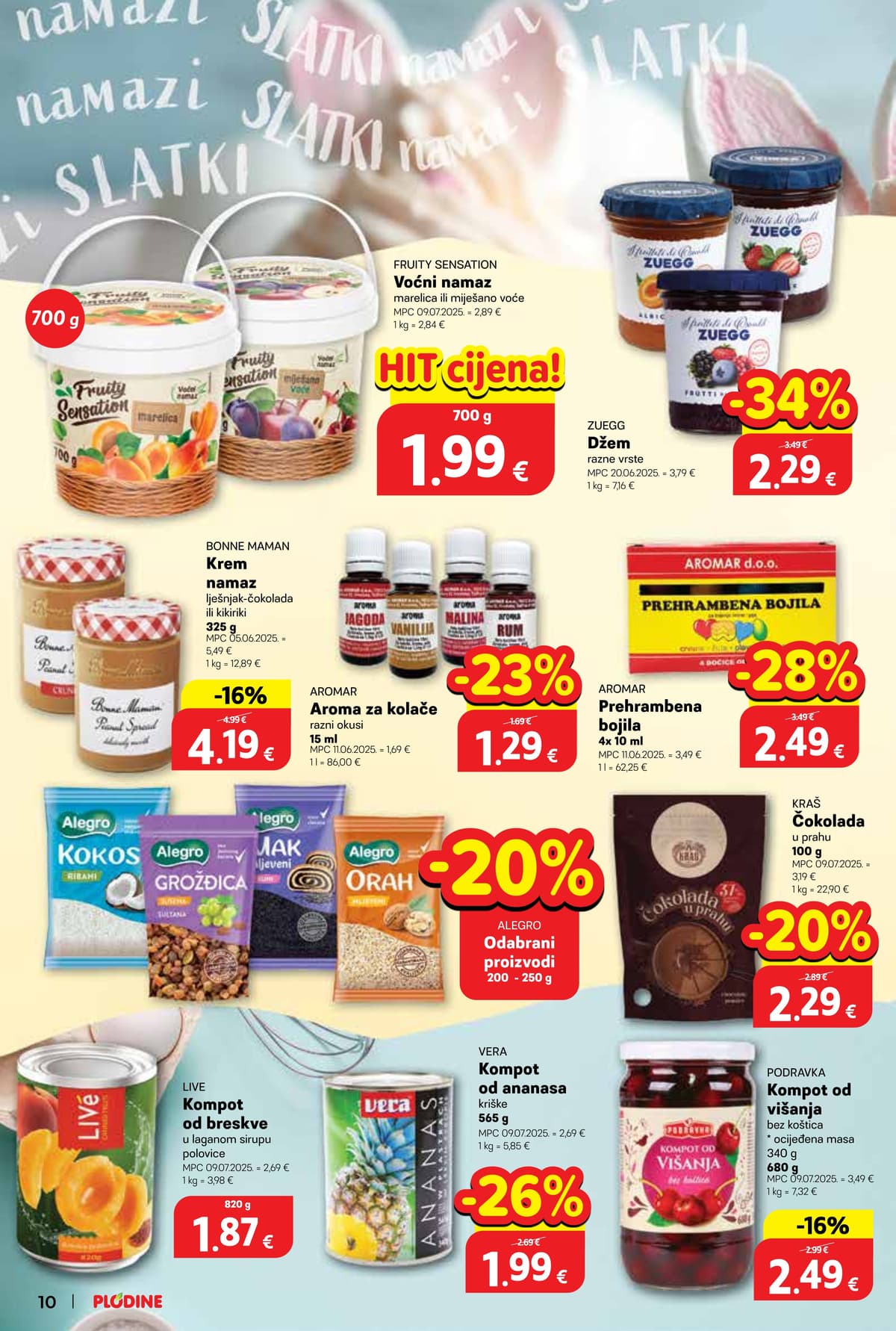 Stranica 10. Plodine kataloga - Sve Za Kolače od 15.03.2026.