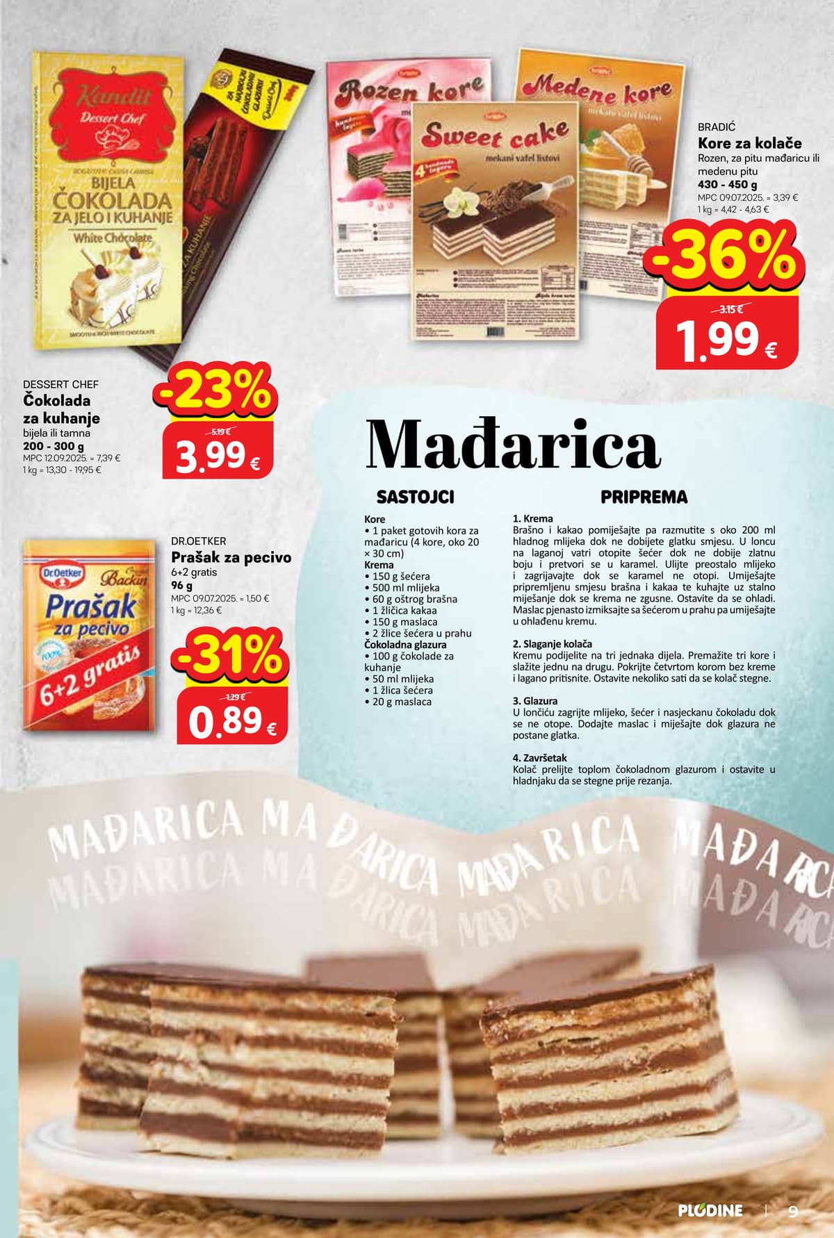 Stranica 9. Plodine kataloga - Sve Za Kolače od 15.03.2026.