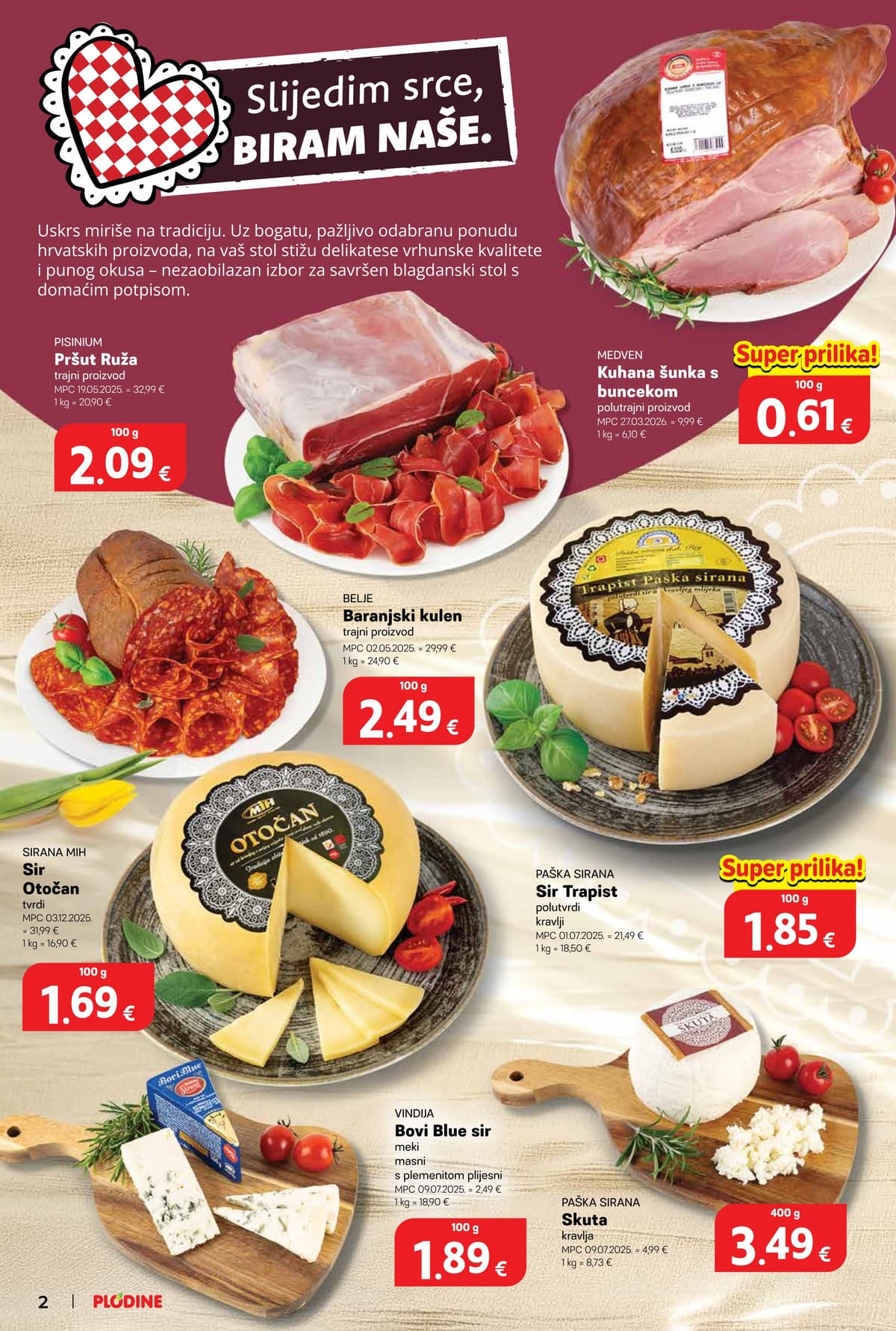 Stranica 2. Plodine kataloga - Tjedna Akcija od 29.03.2026.