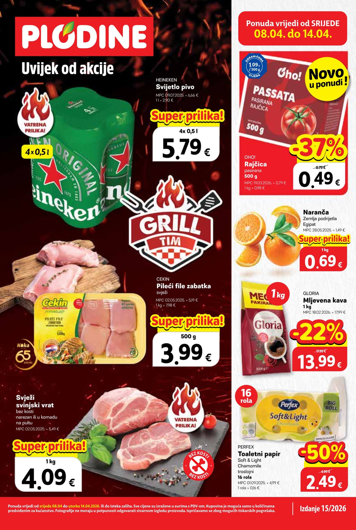 Plodine katalog od 08.04.2026 - Tjedna Akcija