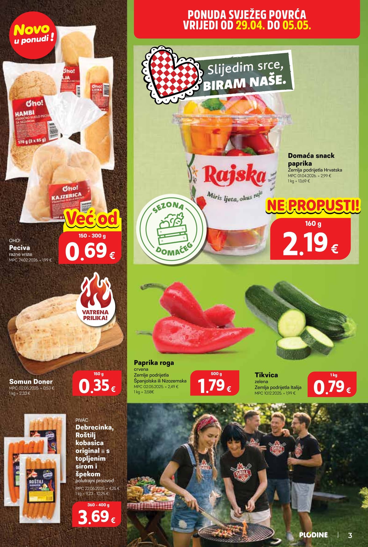 Stranica 3. Plodine kataloga - Grill od 26.04.2026.