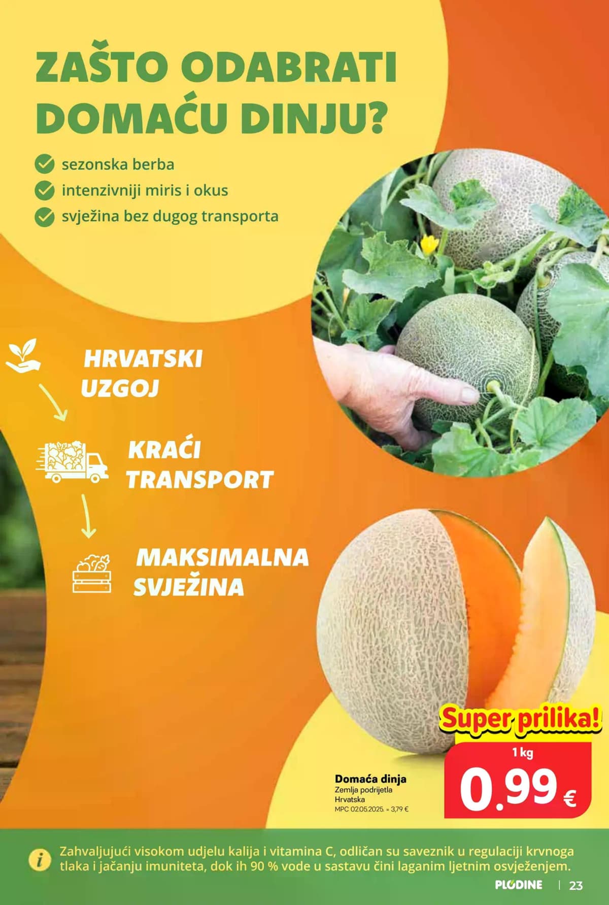 Stranica 23. Plodine kataloga - Tjedna Akcija od 27.06.2026