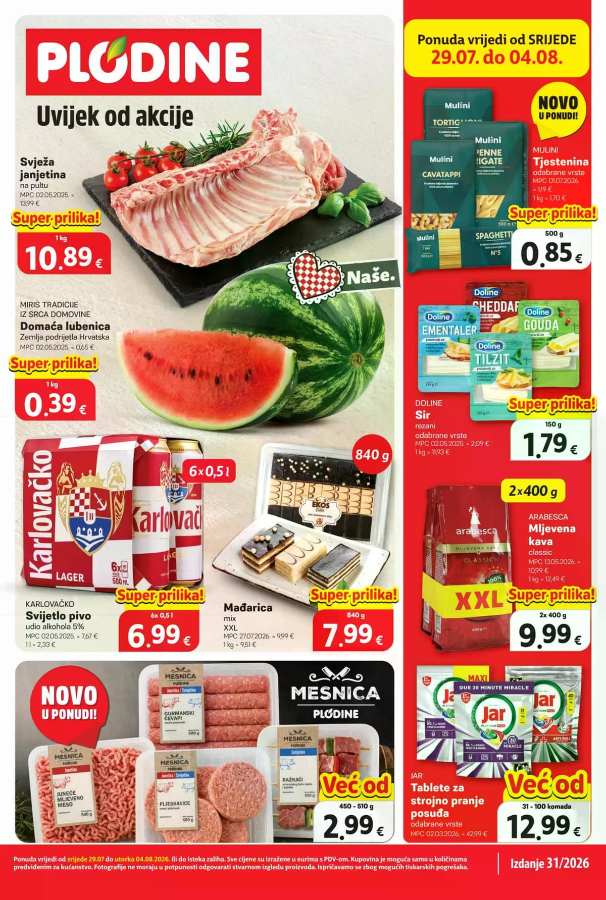 Stranica 1. Plodine kataloga - Tjedna Akcija od 25.07.2026.