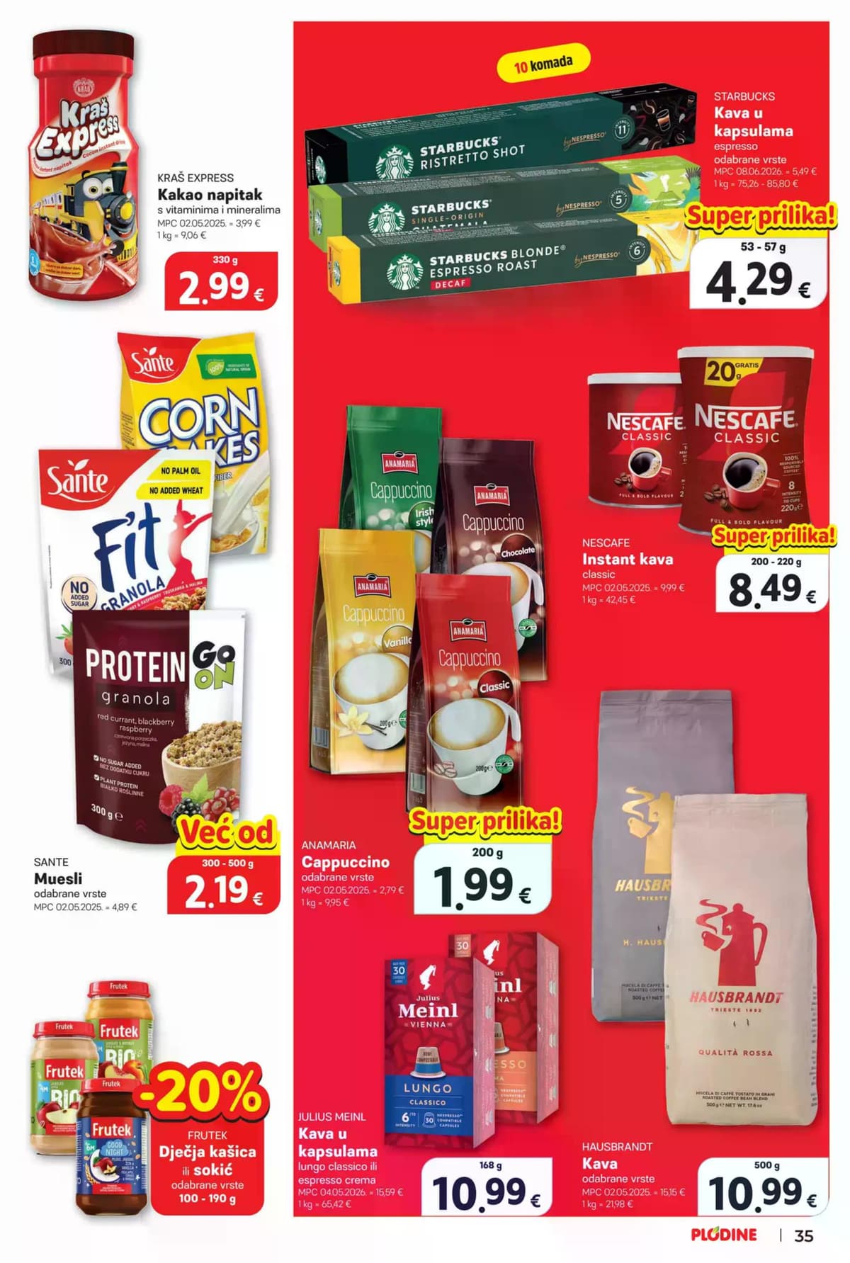 Stranica 35. Plodine kataloga - Tjedna Akcija od 25.07.2026.