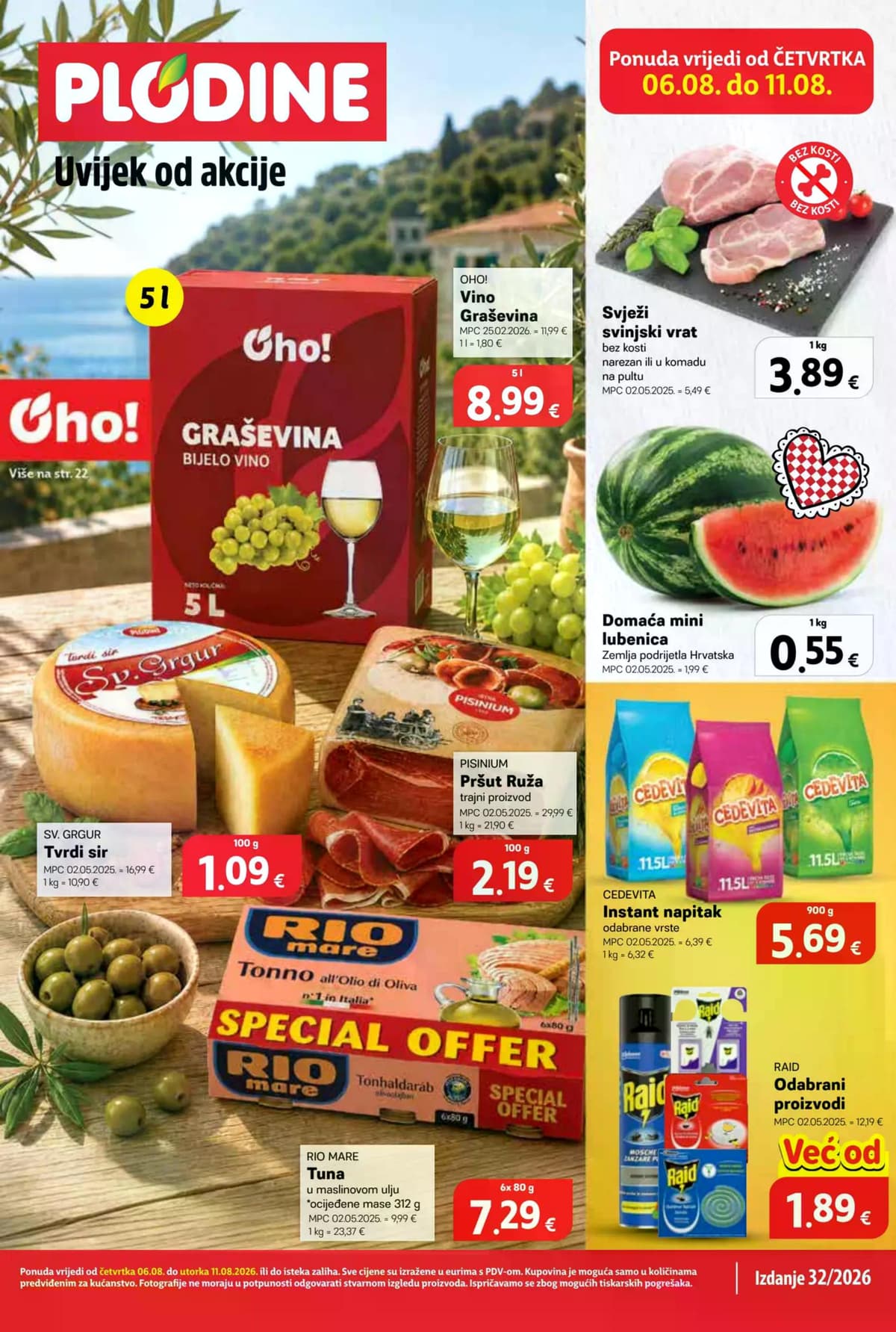 Stranica 1. Plodine kataloga - Tjedna Akcija od 02.08.2026.