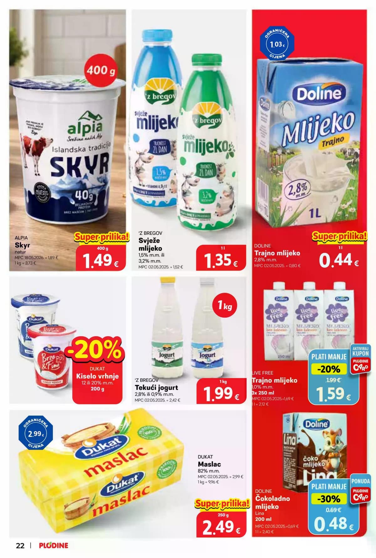 Stranica 22. Plodine kataloga - Tjedna Akcija od 02.08.2026.