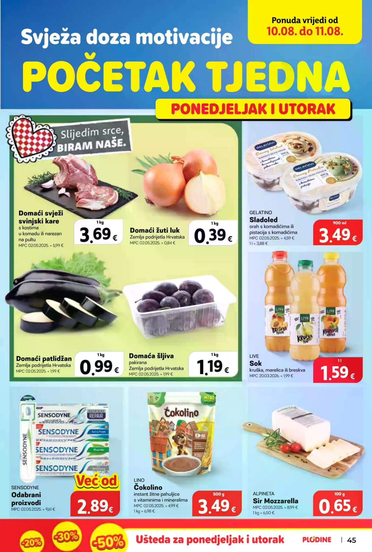 Stranica 45. Plodine kataloga - Tjedna Akcija od 02.08.2026.