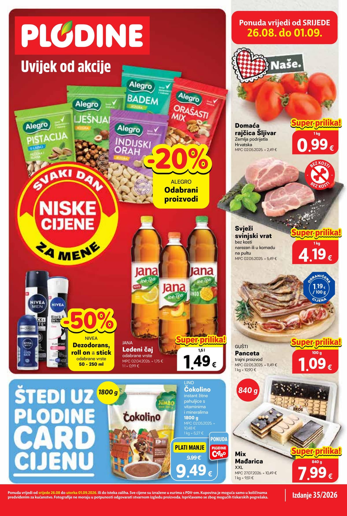 plodine katalog od 26.08.2026. - Tjedna Akcija