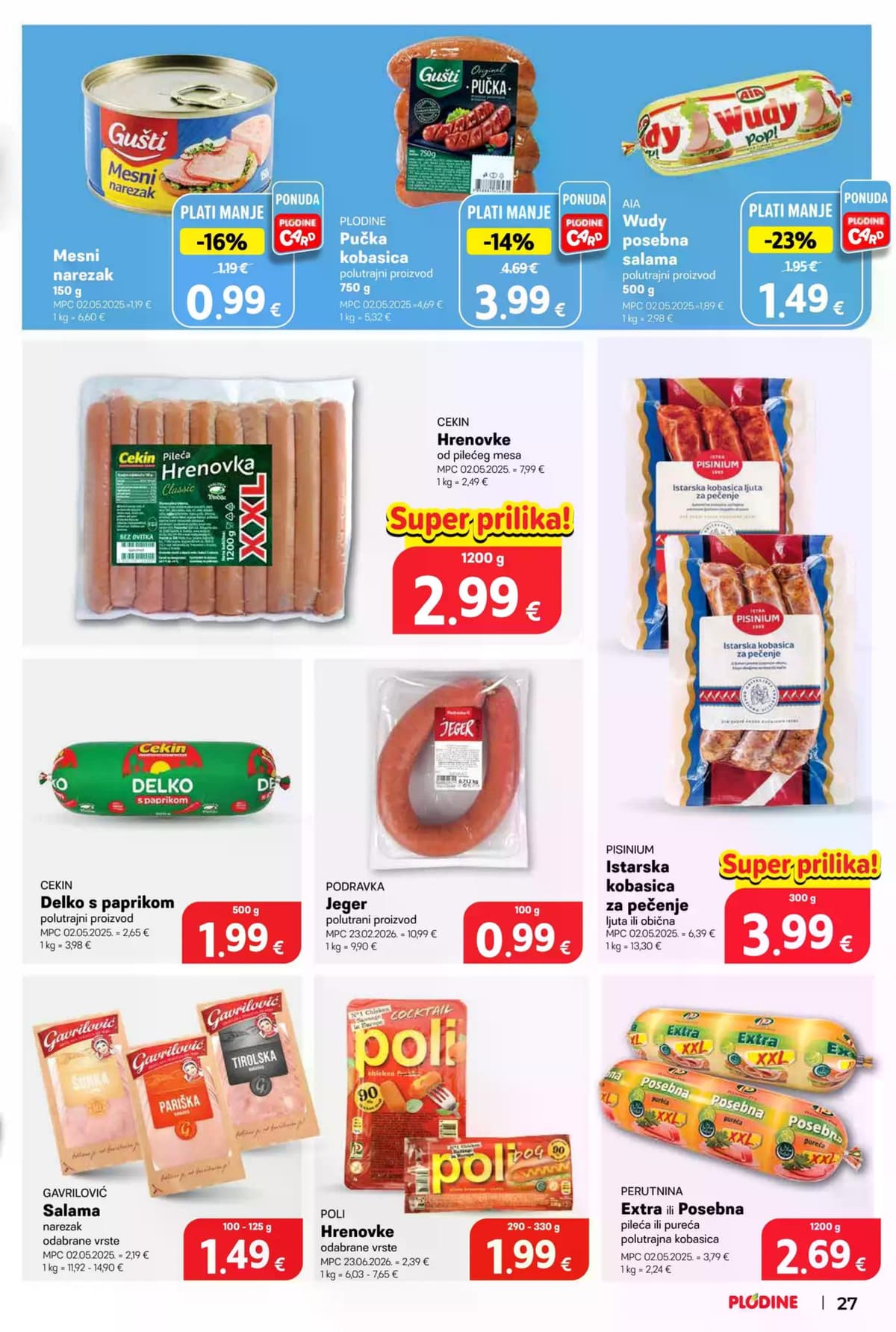 Stranica 27. Plodine kataloga - Tjedna Akcija od 28.09.2026.