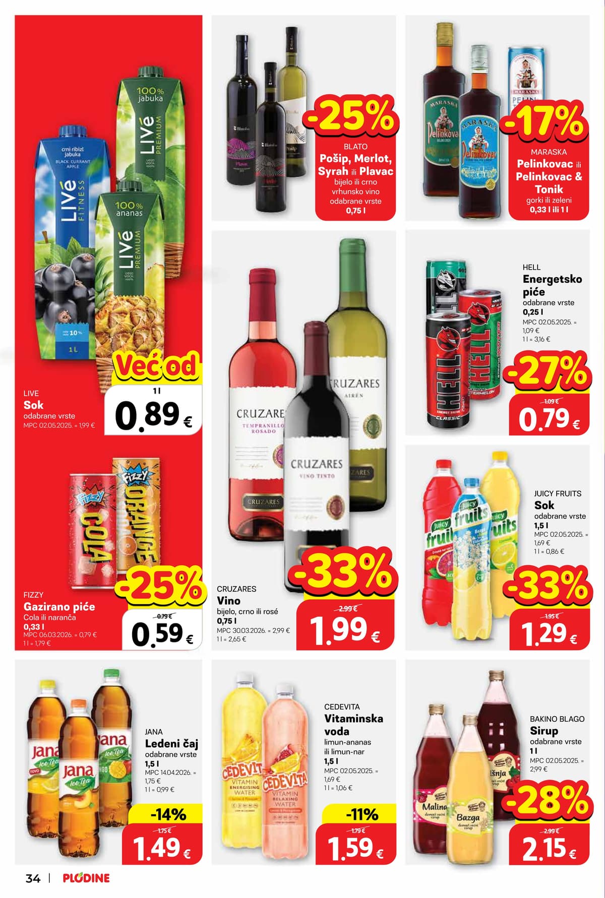 Stranica 34. Plodine kataloga - Tjedna Akcija od 16.10.2026.