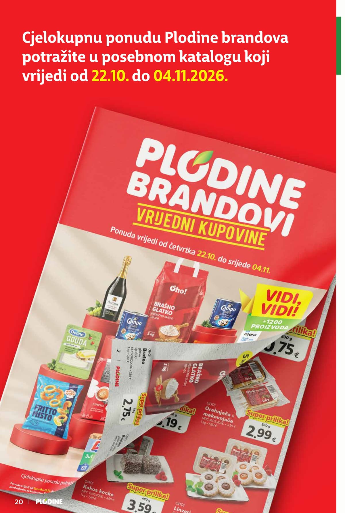 Stranica 20. Plodine kataloga - Tjedna Akcija od 18.10.2026.