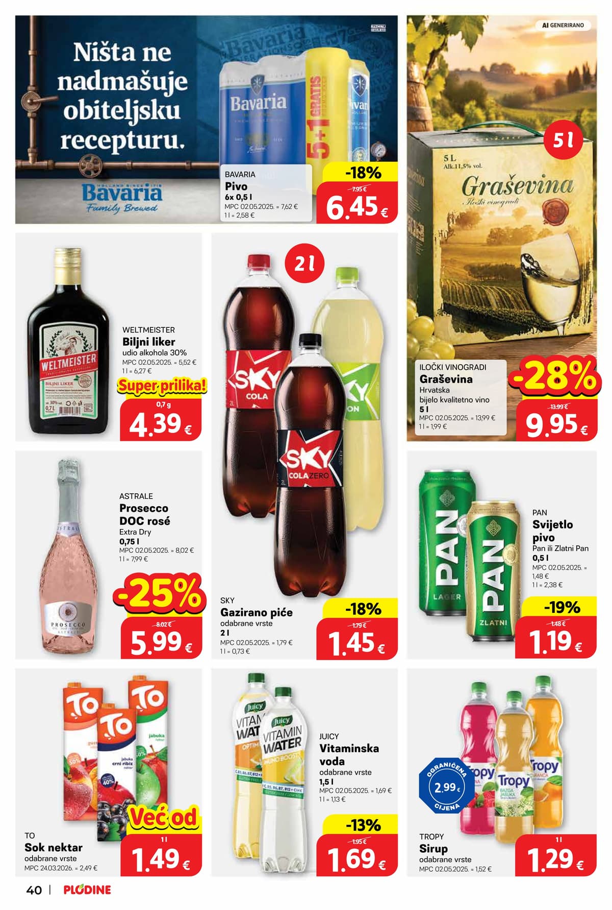 Stranica 40. Plodine kataloga - Tjedna Akcija od 18.10.2026.