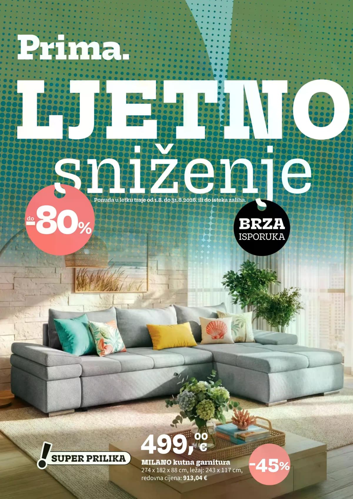 Stranica 1. Prima kataloga - Ljetno sniženje 2026 od 02.08.2026.
