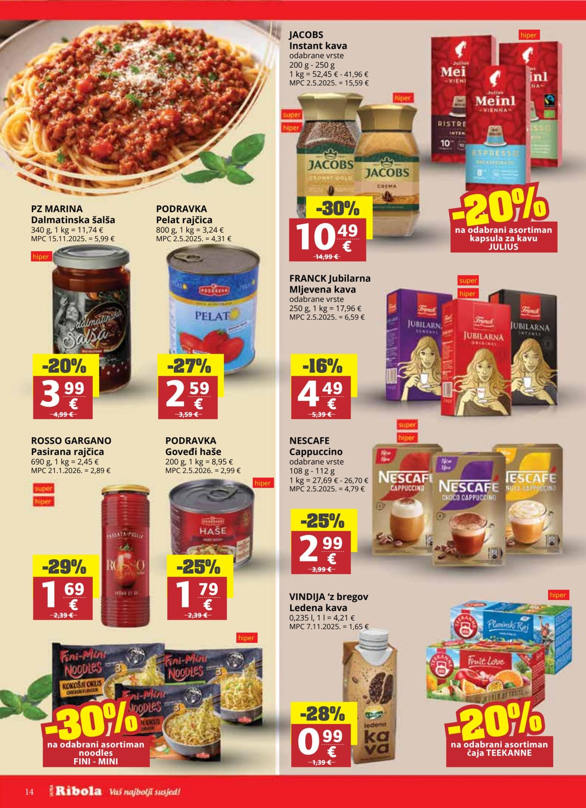 Stranica 14. Ribola kataloga - Tjedna Akcija od 26.03.2026.