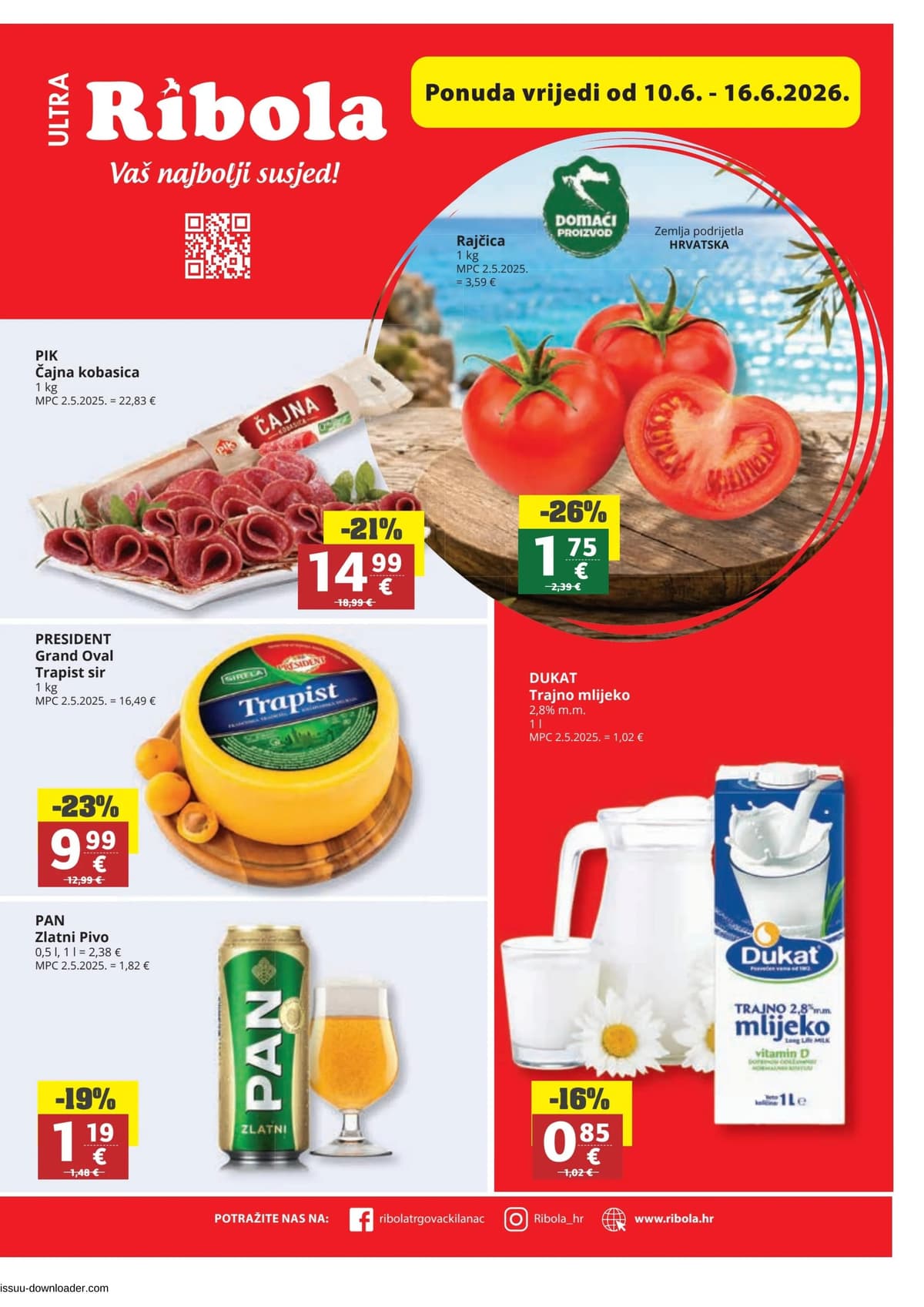 Stranica 1. Ribola kataloga - Tjedna Akcija od 09.06.2026