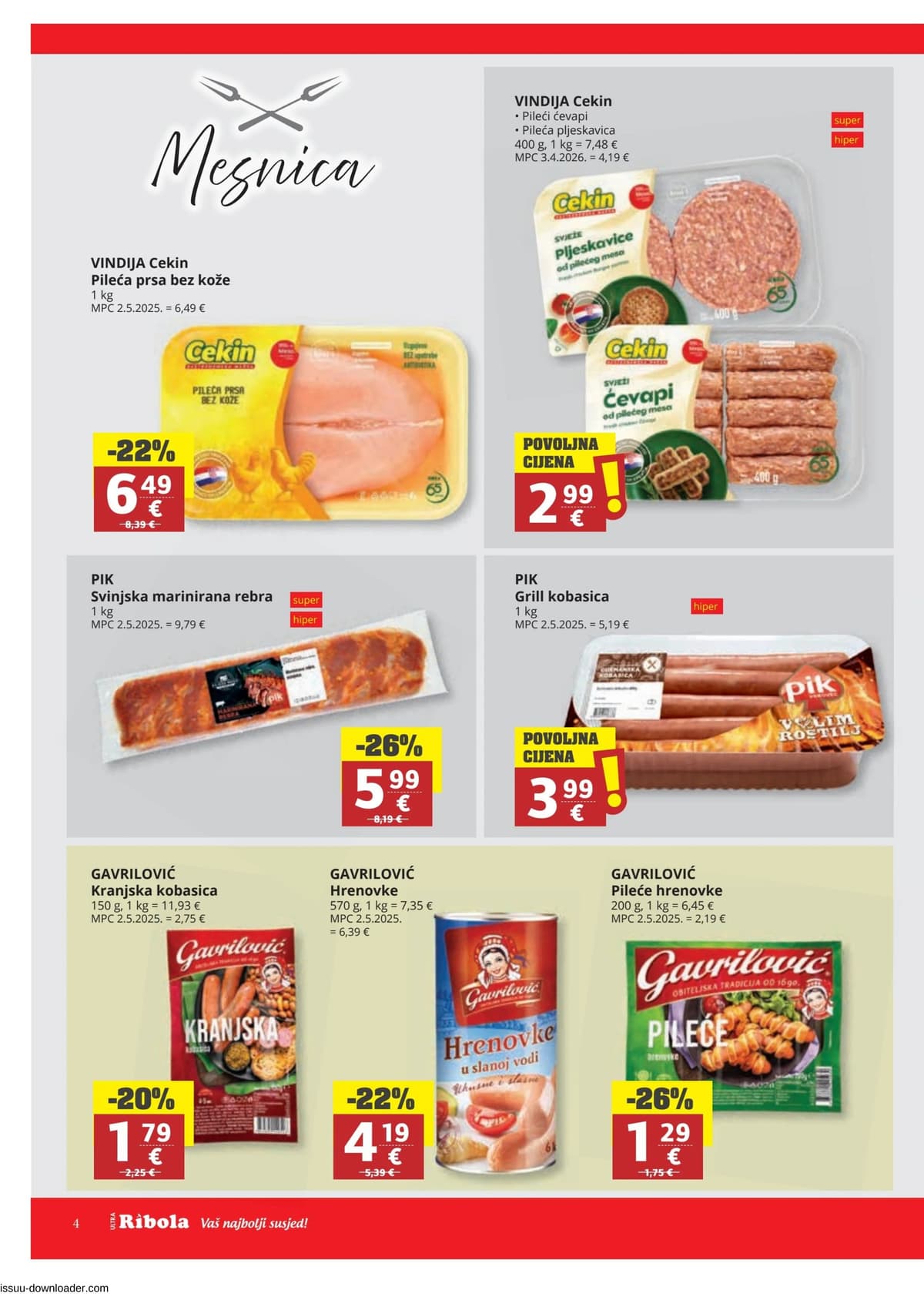 Stranica 4. Ribola kataloga - Tjedna Akcija od 09.06.2026