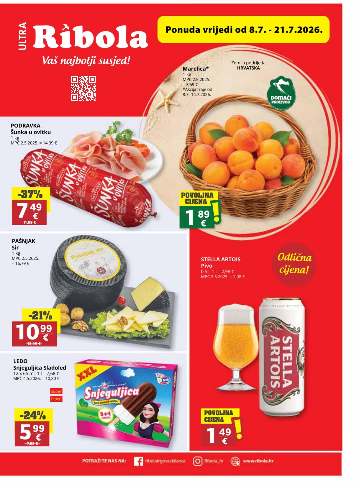 Stranica 1. Ribola kataloga - Tjedna Akcija od 16.07.2026