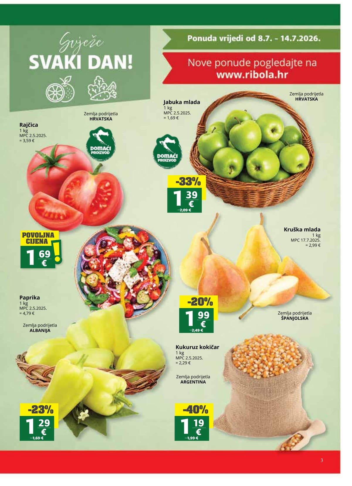 Stranica 3. Ribola kataloga - Tjedna Akcija od 16.07.2026