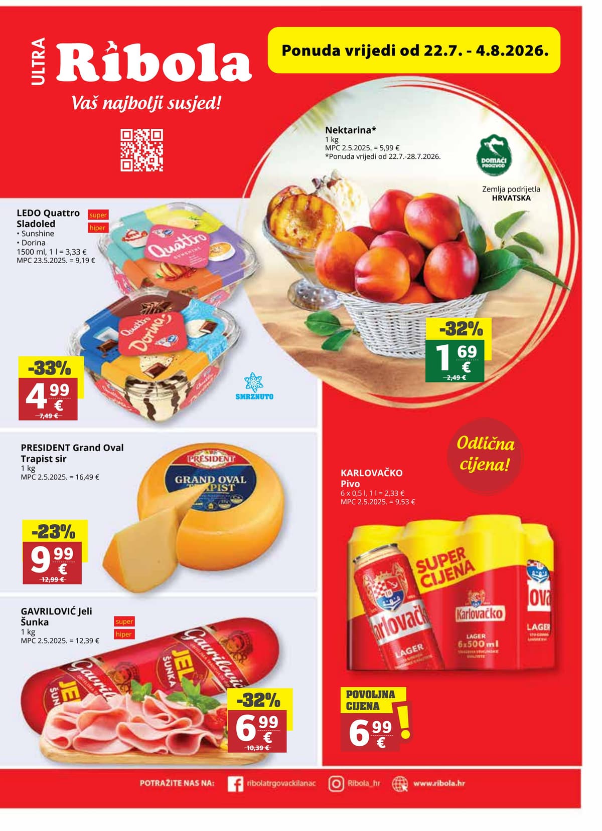 Stranica 1. Ribola kataloga - Tjedna Akcija od 23.07.2026.