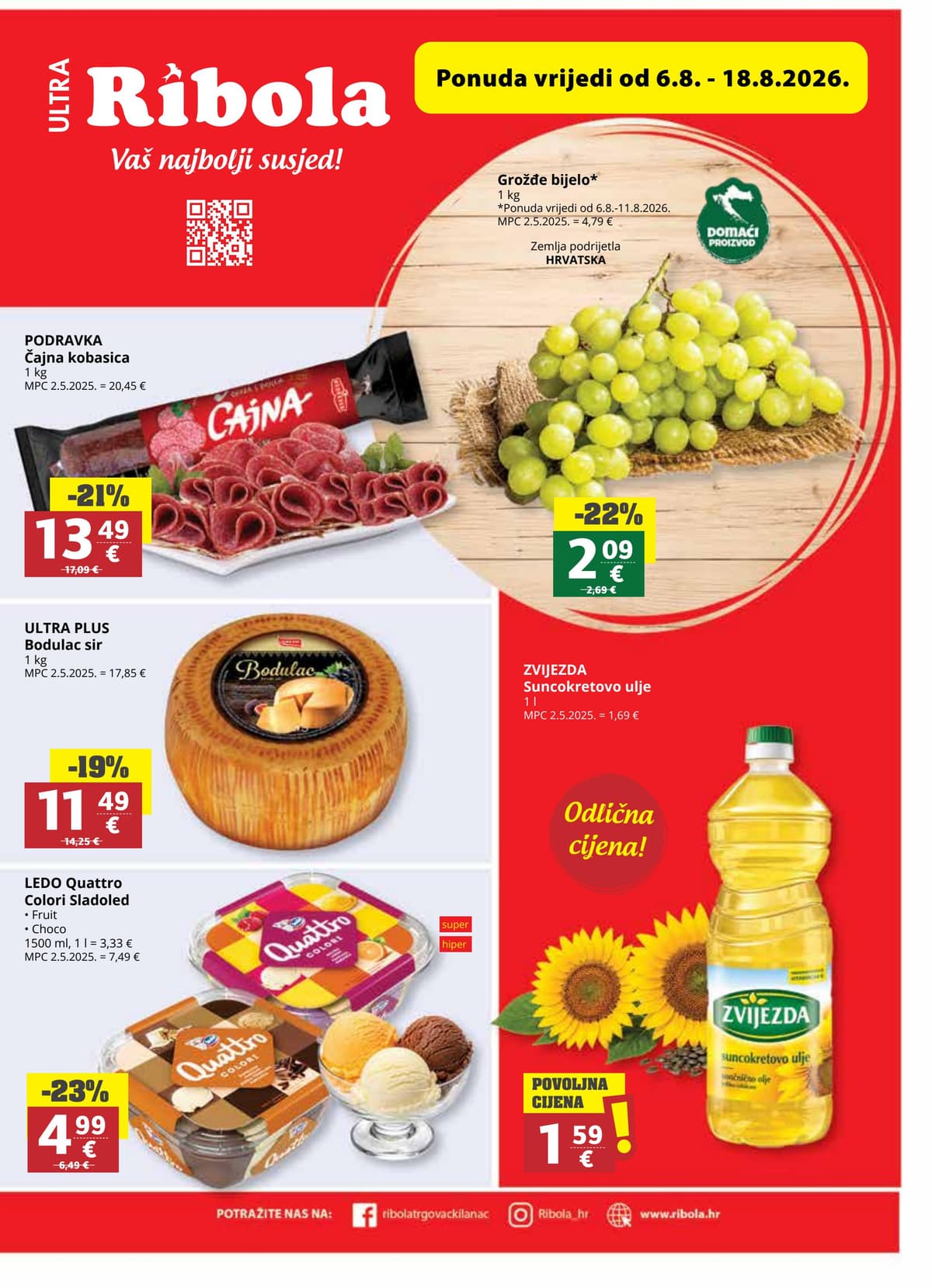Stranica 1. Ribola kataloga - Akcijska Ponuda od 03.08.2026.