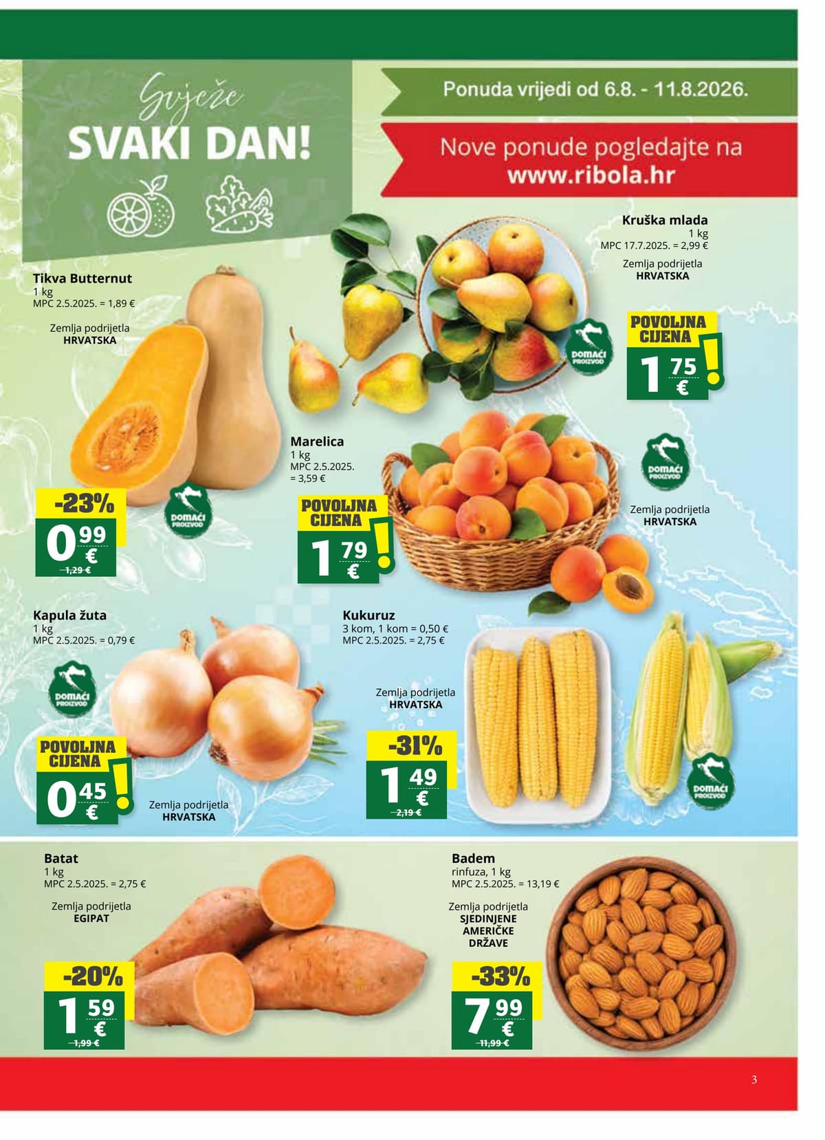 Stranica 3. Ribola kataloga - Akcijska Ponuda od 03.08.2026.