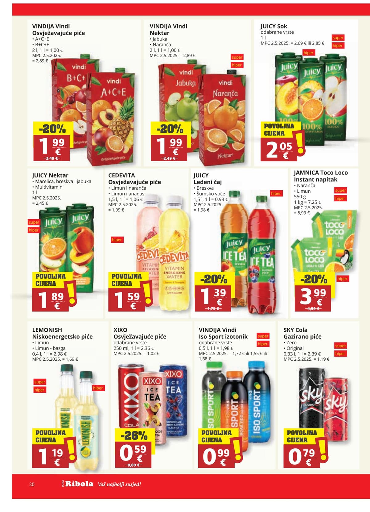 Stranica 20. Ribola kataloga - Tjedna Akcija od 31.08.2026.