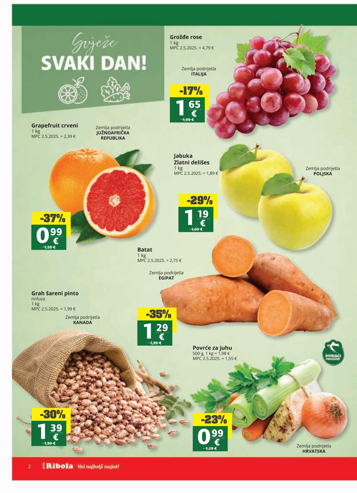Stranica 2. Ribola kataloga - Tjedna Akcija od 21.09.2026.