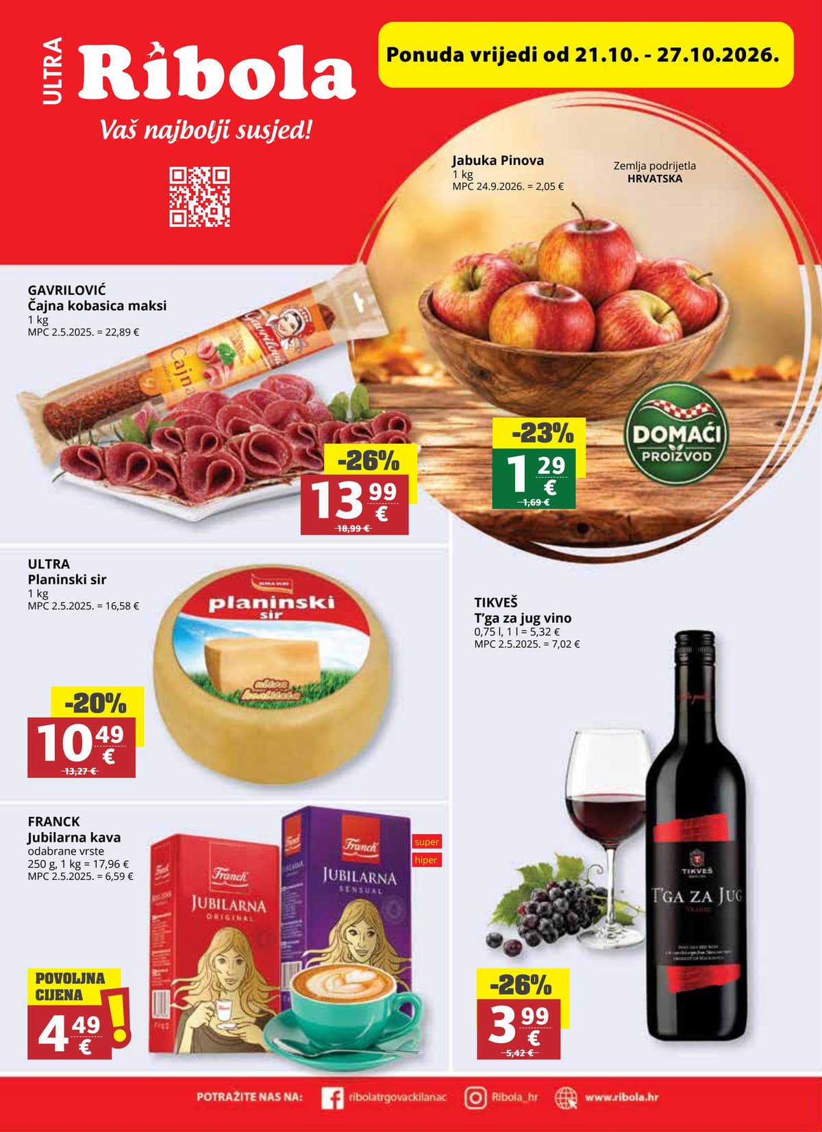 Ribola katalog od 21.10.2026. - Tjedna Akcija