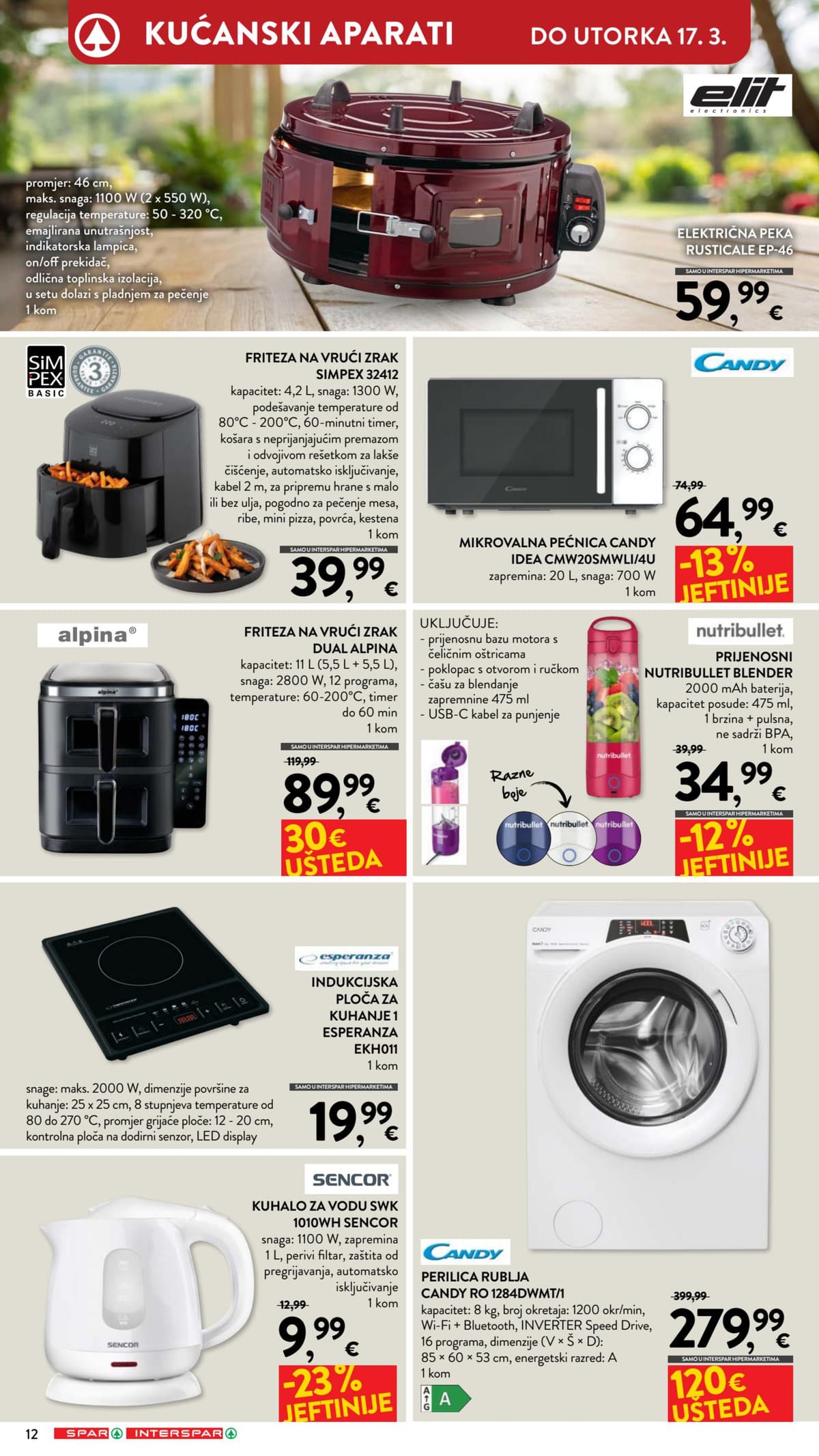 Stranica 12. Spar kataloga - Dom i Vrt od 27.02.2026.