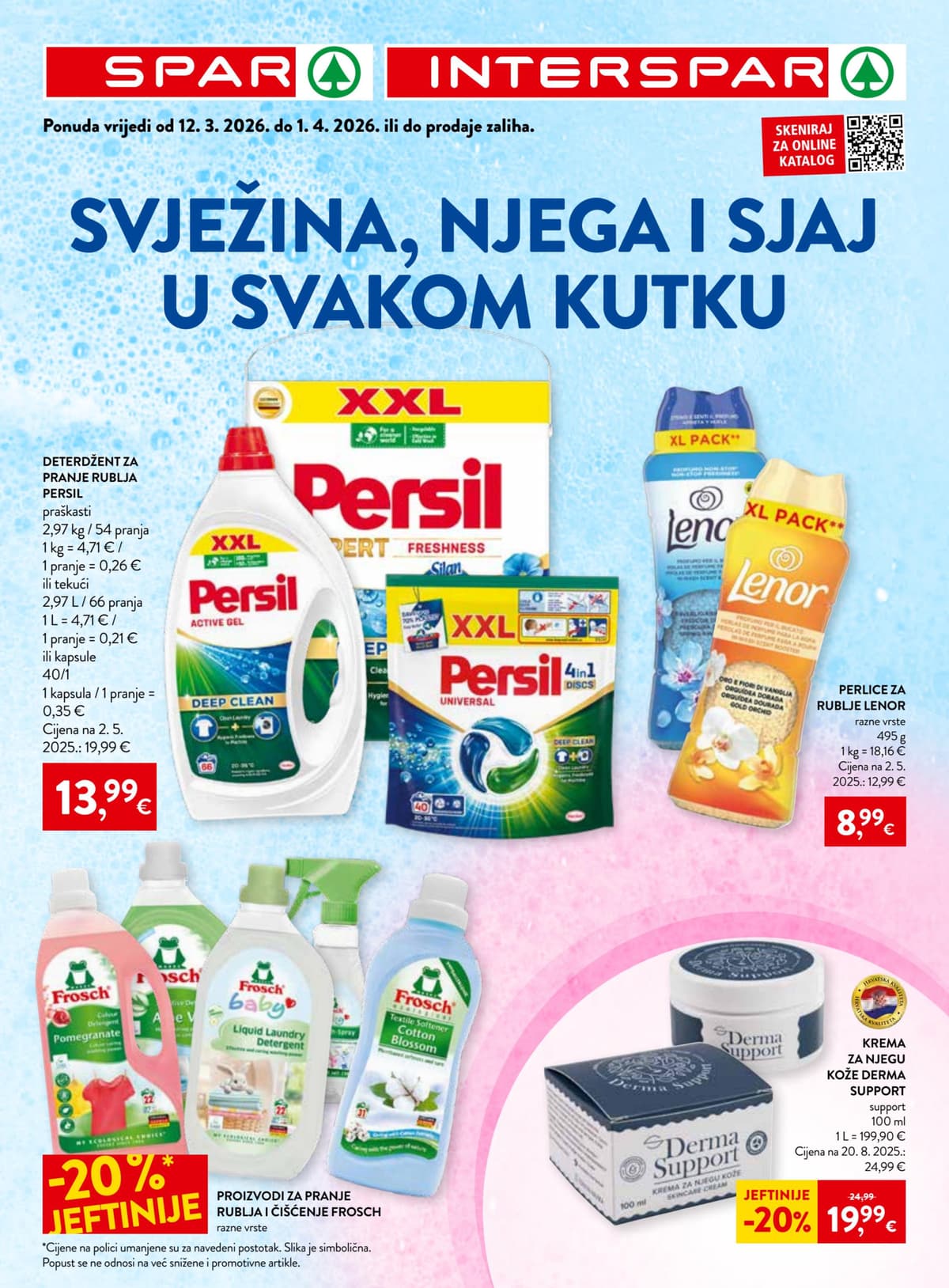 Stranica 1. Spar kataloga - Svježina, njega i sjaj u svakom trenutku od 15.03.2026.