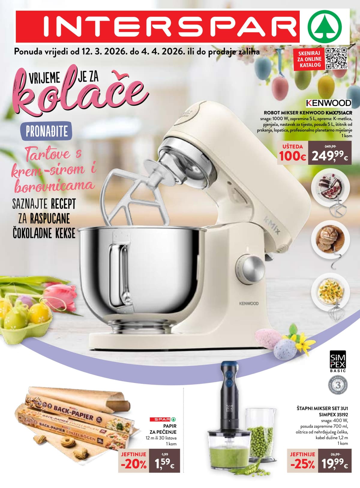 Stranica 1. Interspar kataloga - Vrijeme je za kolače od 15.03.2026.