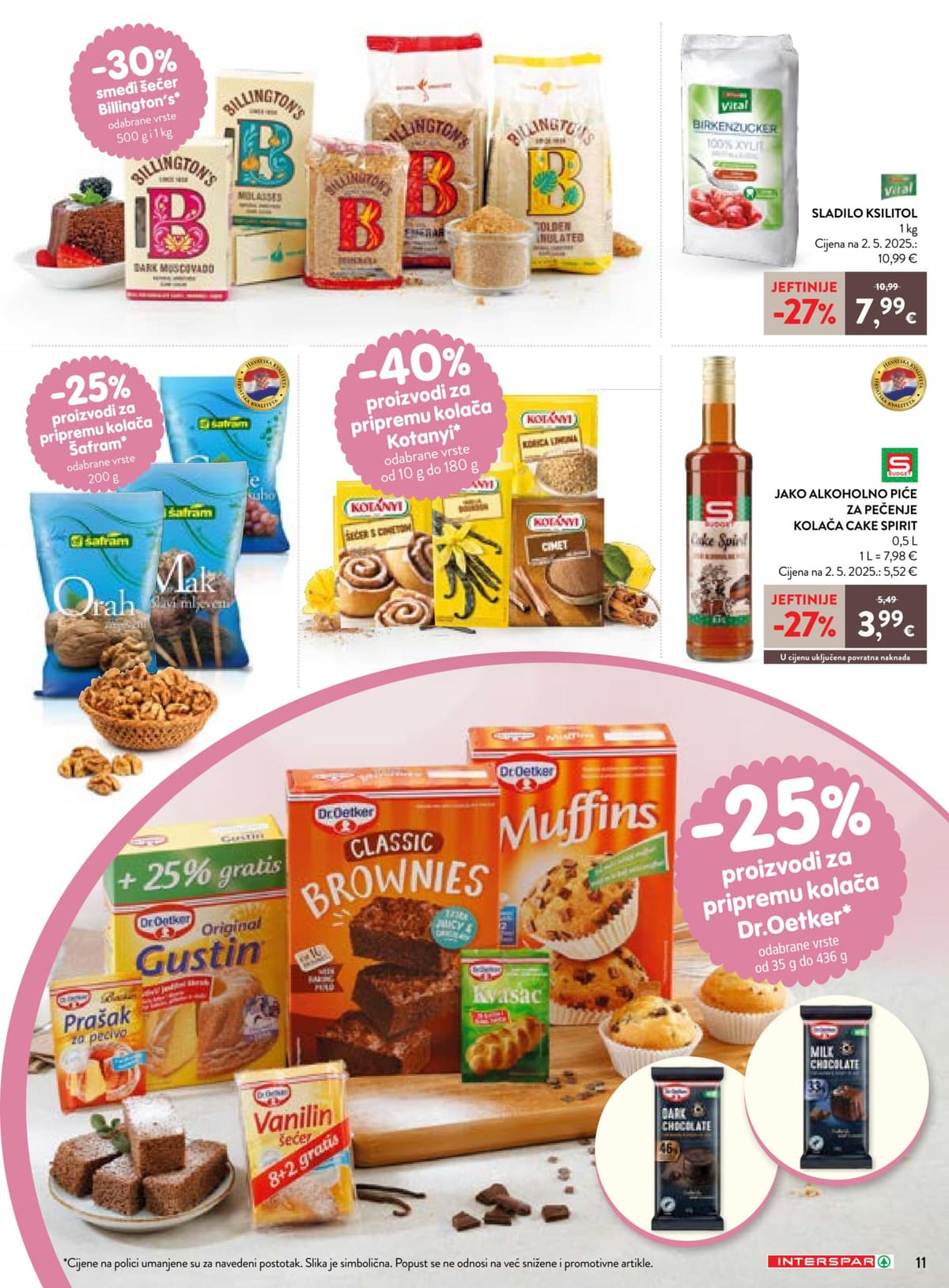 Stranica 11. Interspar kataloga - Vrijeme je za kolače od 15.03.2026.
