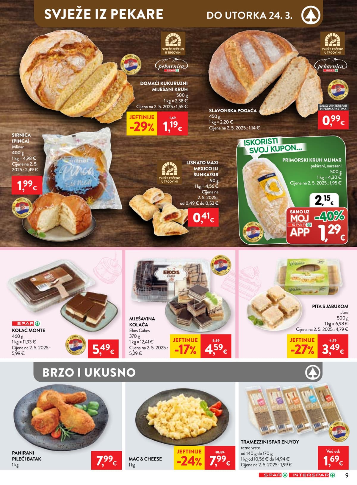 Stranica 9. Spar kataloga - Tjedna Akcija od 15.03.2026.
