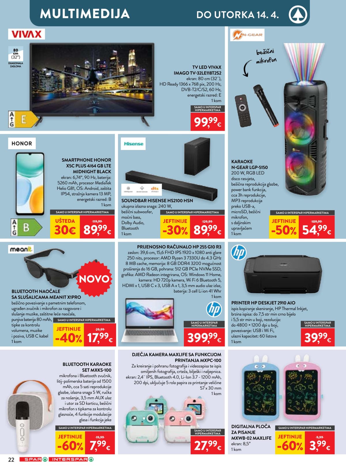 Stranica 28. Spar kataloga - Tjedna Akcija od 29.03.2026.