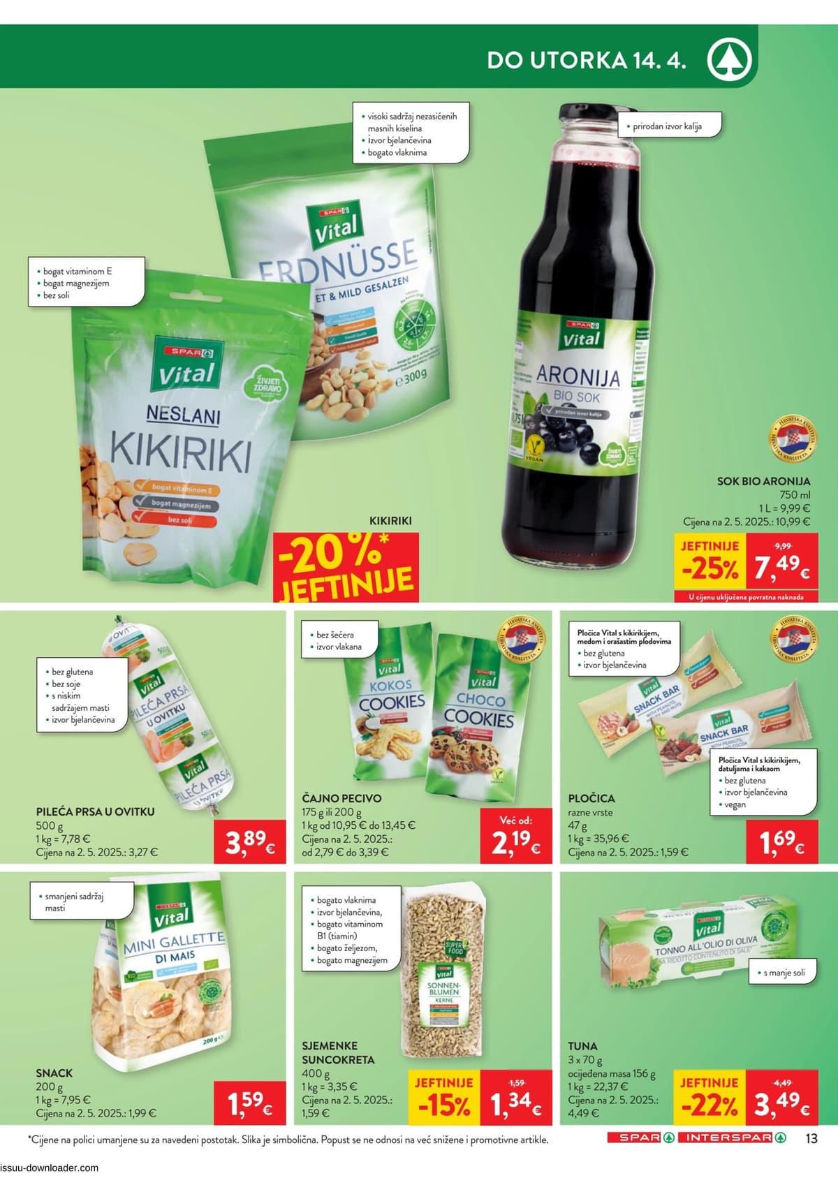 Stranica 15. Spar kataloga - Tjedna Akcija od 04.04.2026.