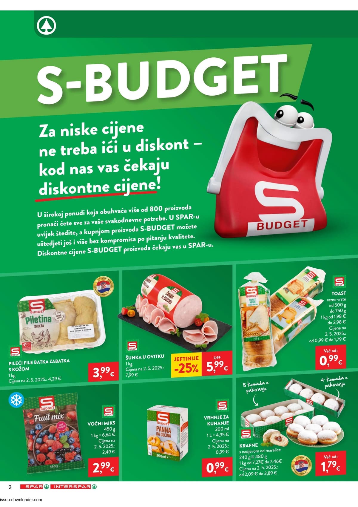 Stranica 2. Spar kataloga - Tjedna Akcija od 04.04.2026.