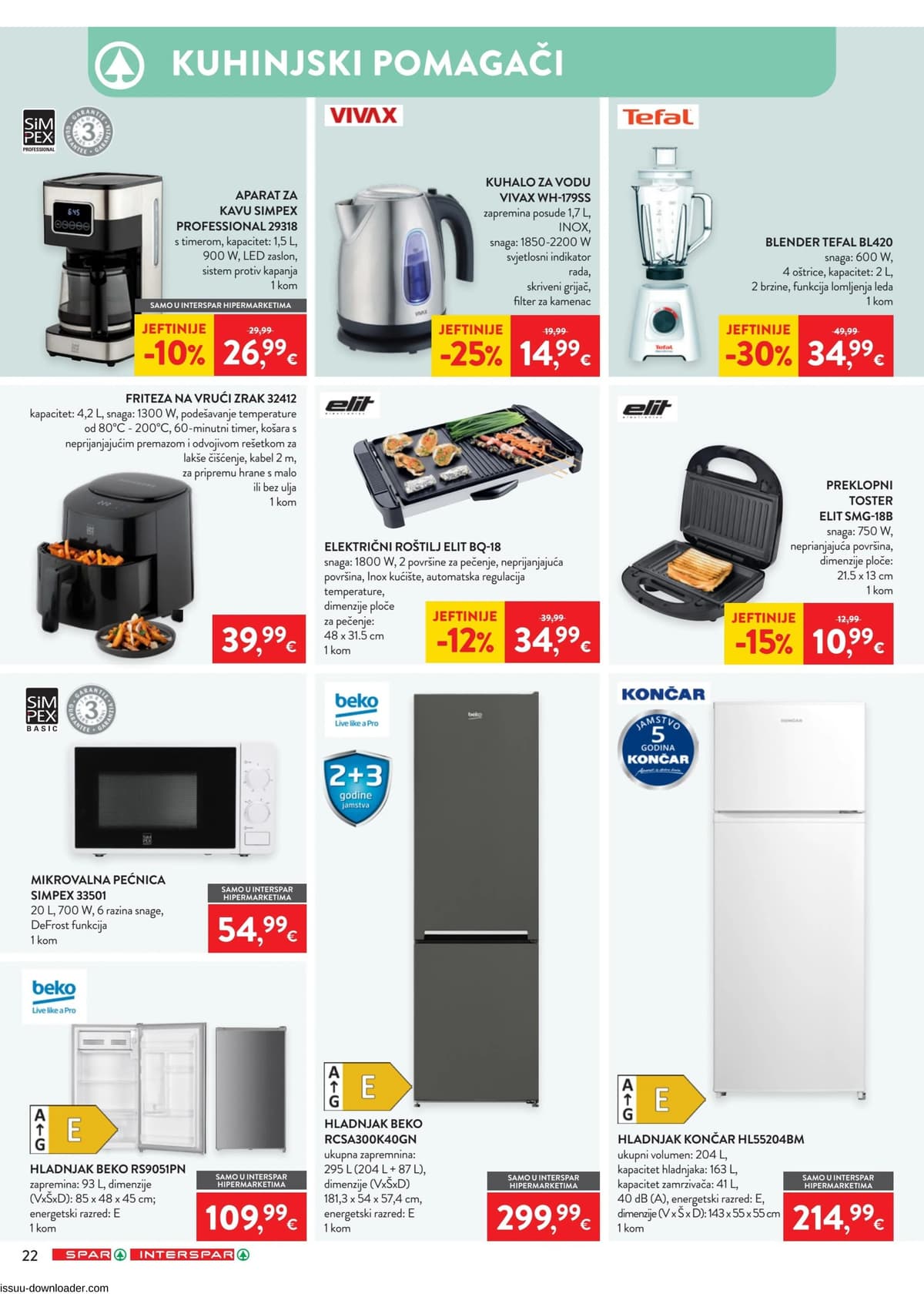 Stranica 26. Spar kataloga - Tjedna Akcija