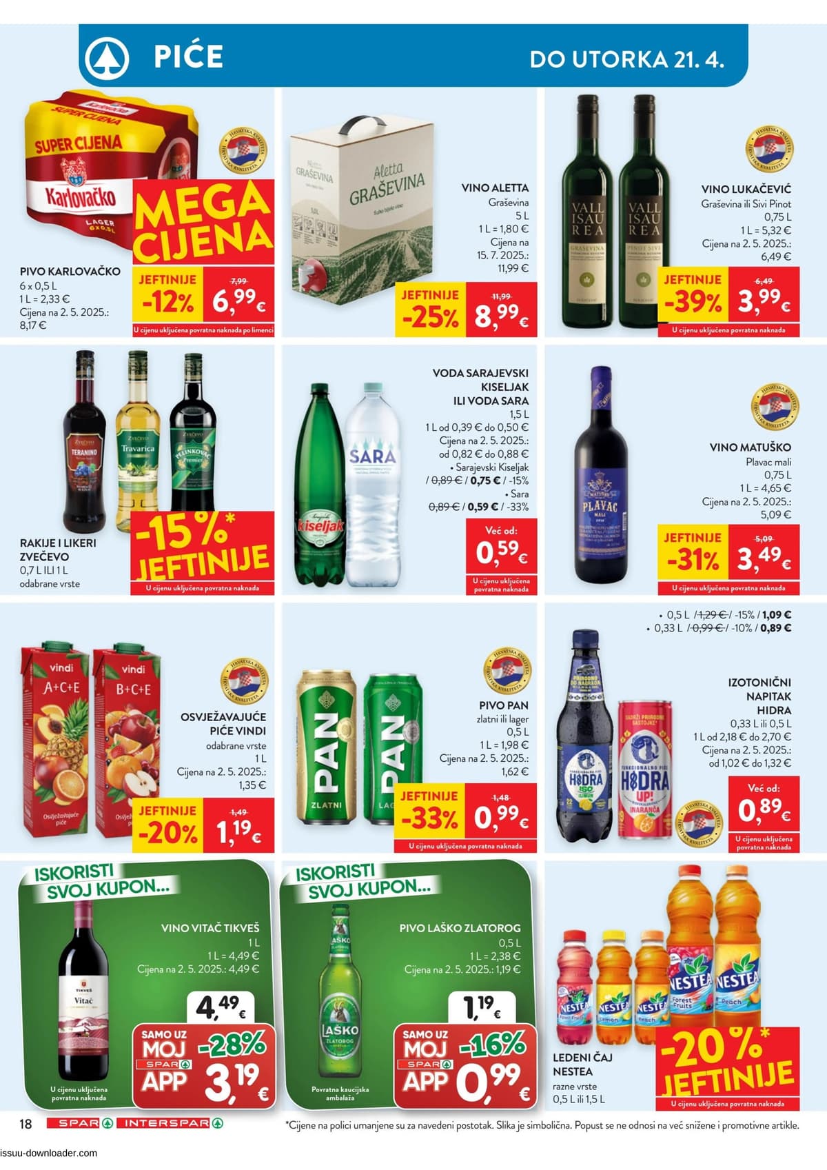 Stranica 22. Spar kataloga - Tjedna Akcija od 12.04.2026.