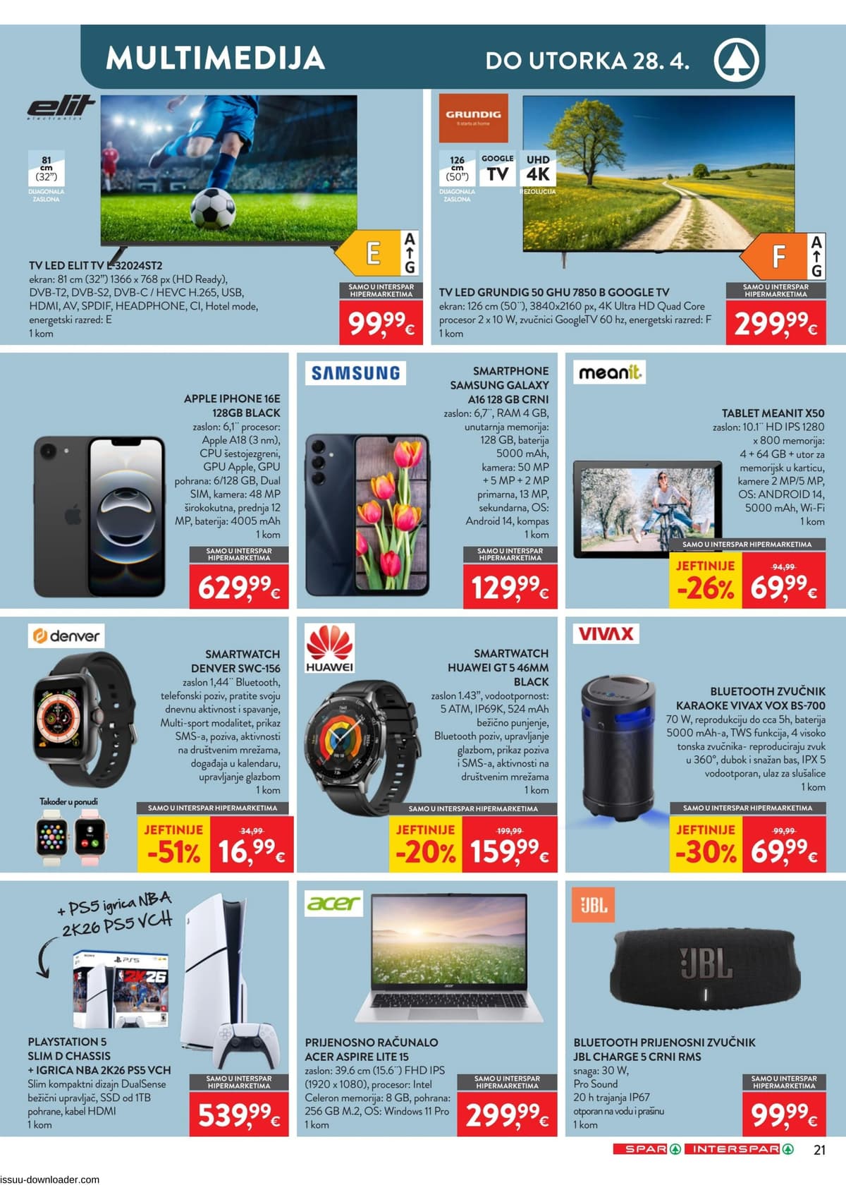 Stranica 25. Spar kataloga - Tjedna Akcija od 12.04.2026.