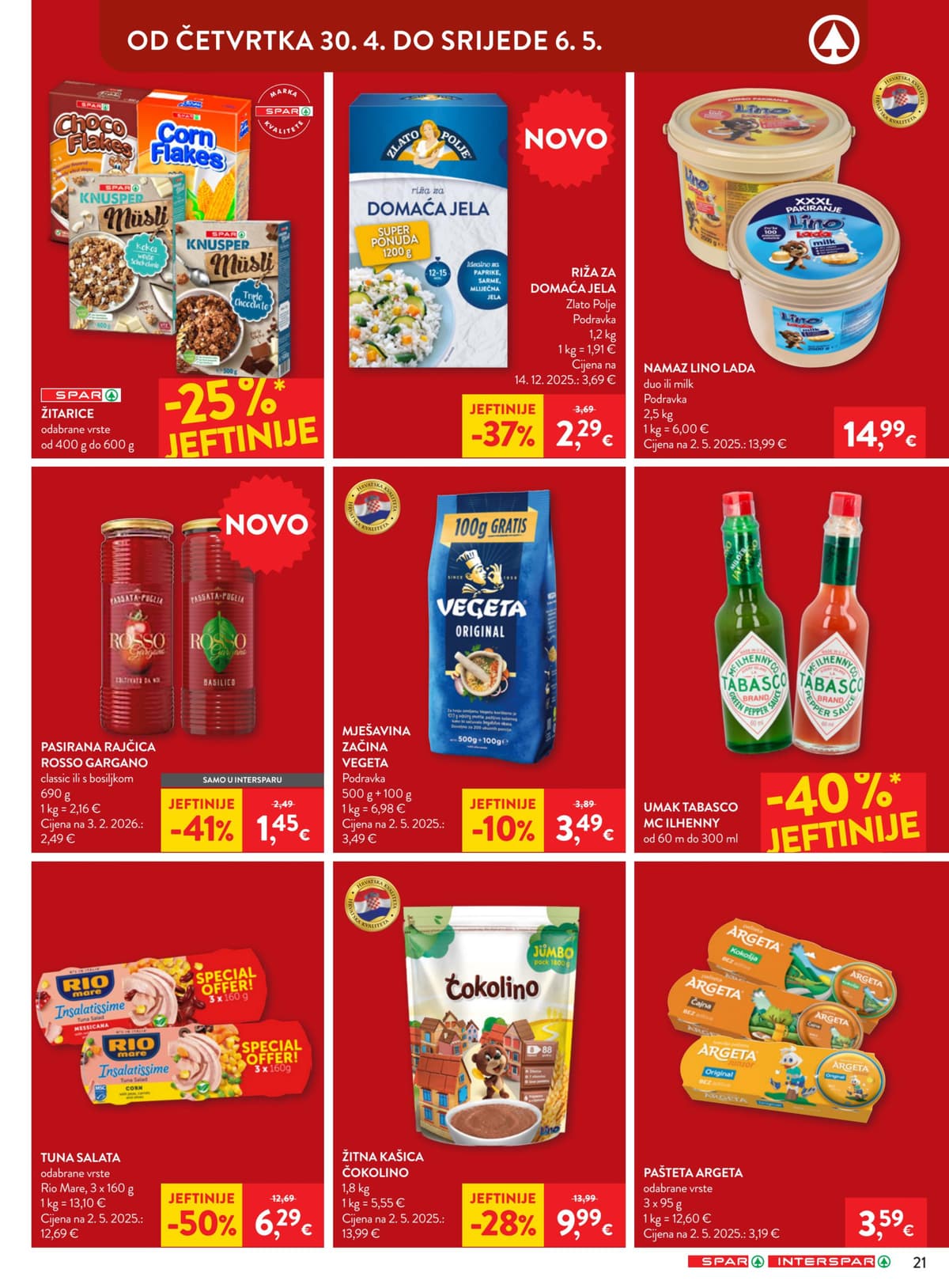 Stranica 25. Spar kataloga - Tjedna Akcija od 26.04.2026.