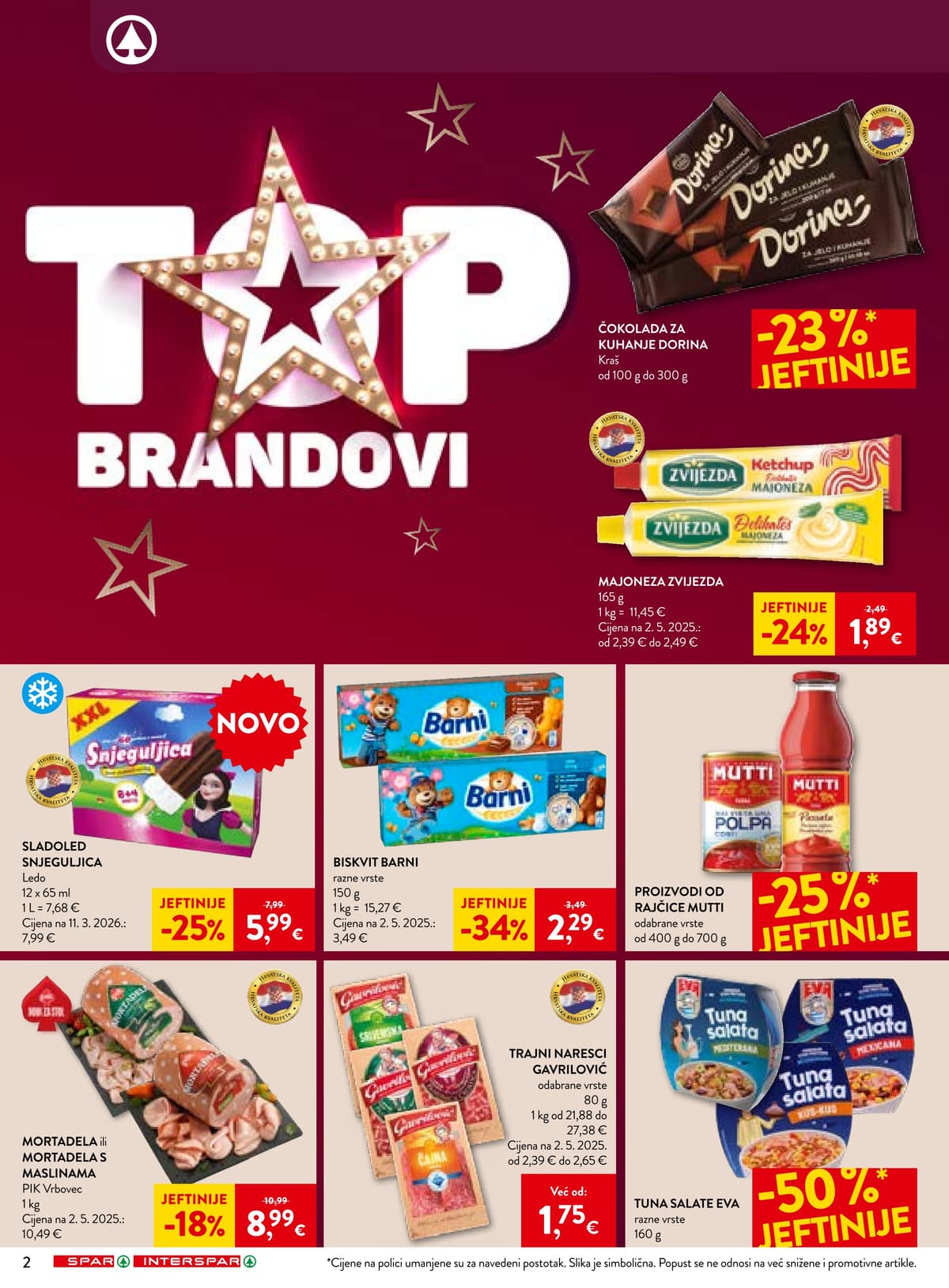 Stranica 2. Spar kataloga - Tjedna Akcija od 05.05.2026.