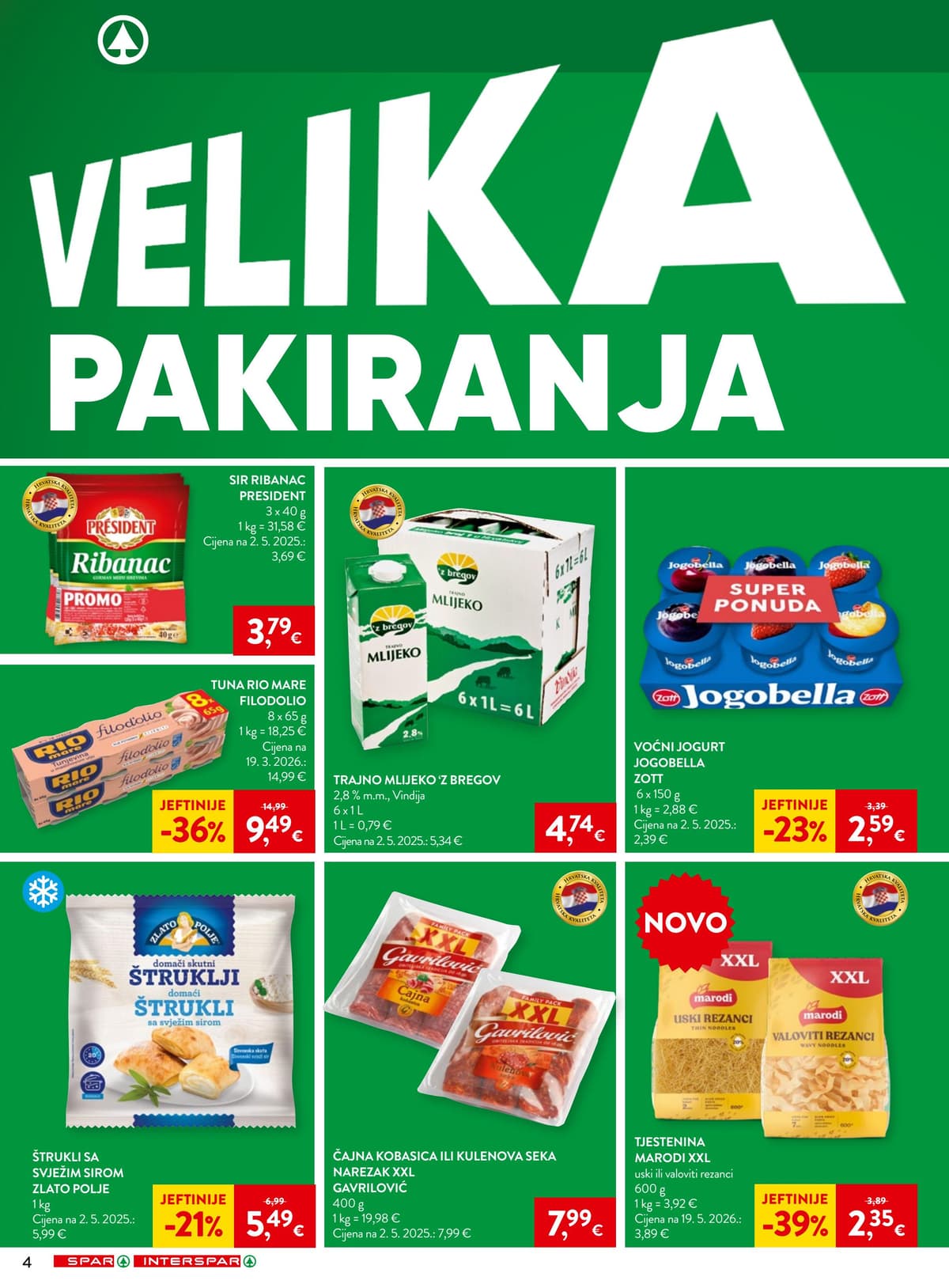 Stranica 6. Spar kataloga - Tjedna Akcija od 20.06.2026