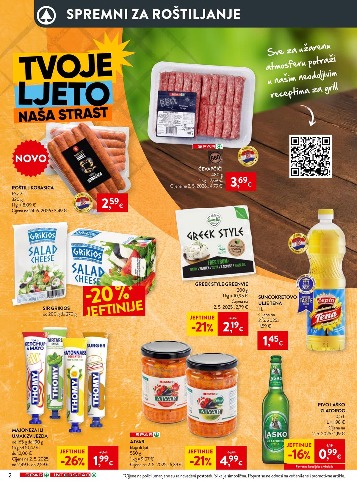 Stranica 2. Spar kataloga - Tjedna Akcija od 27.06.2026
