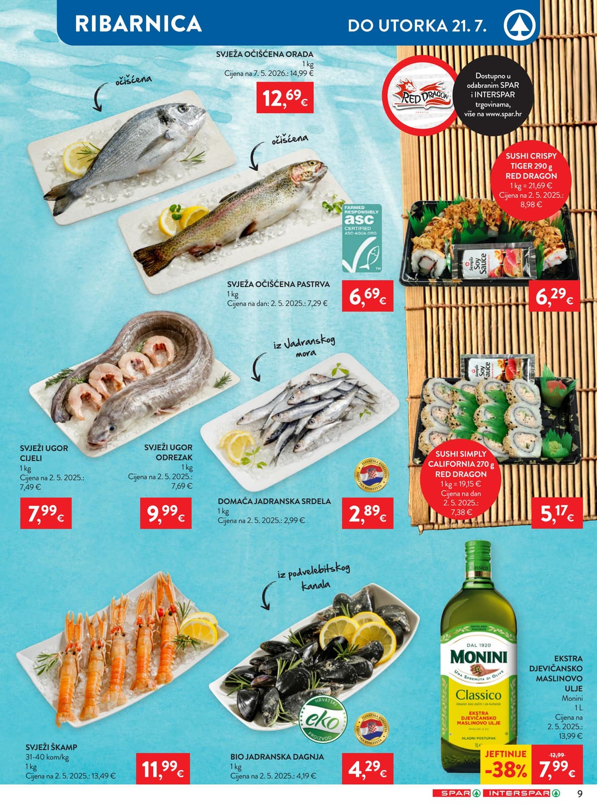 Stranica 9. Spar kataloga - Tjedna Akcija od 16.07.2026