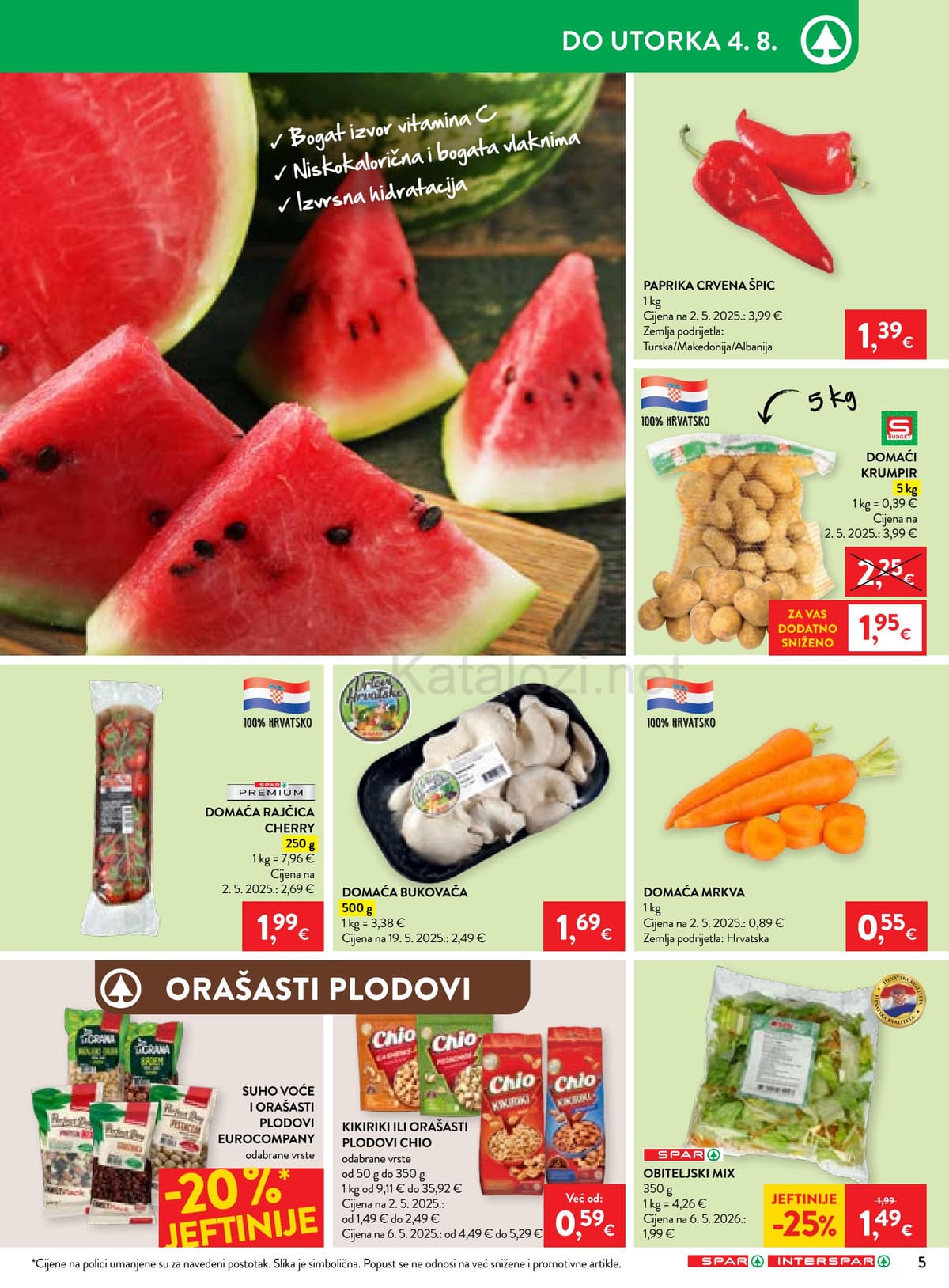 Stranica 5. Spar kataloga - Tjedna Akcija od 25.07.2026.