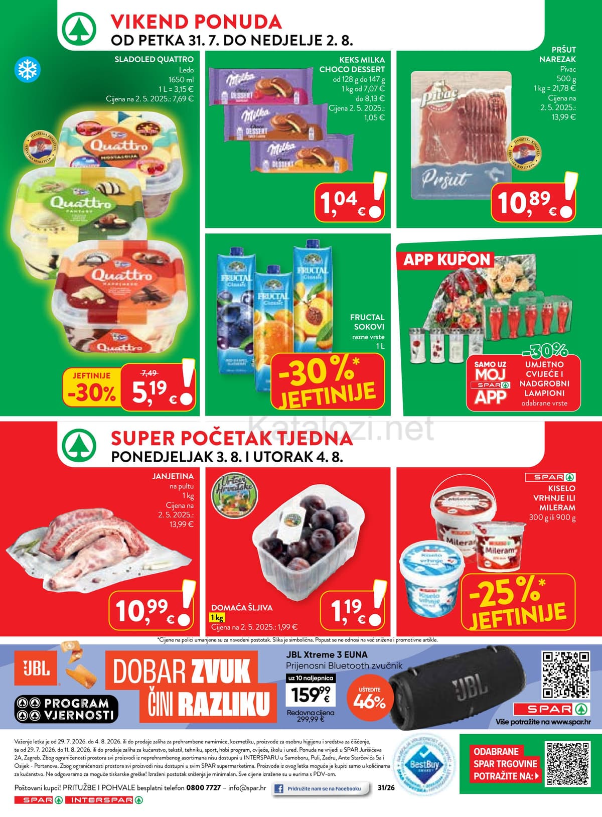 Stranica 38. Spar kataloga - Tjedna Akcija od 25.07.2026.
