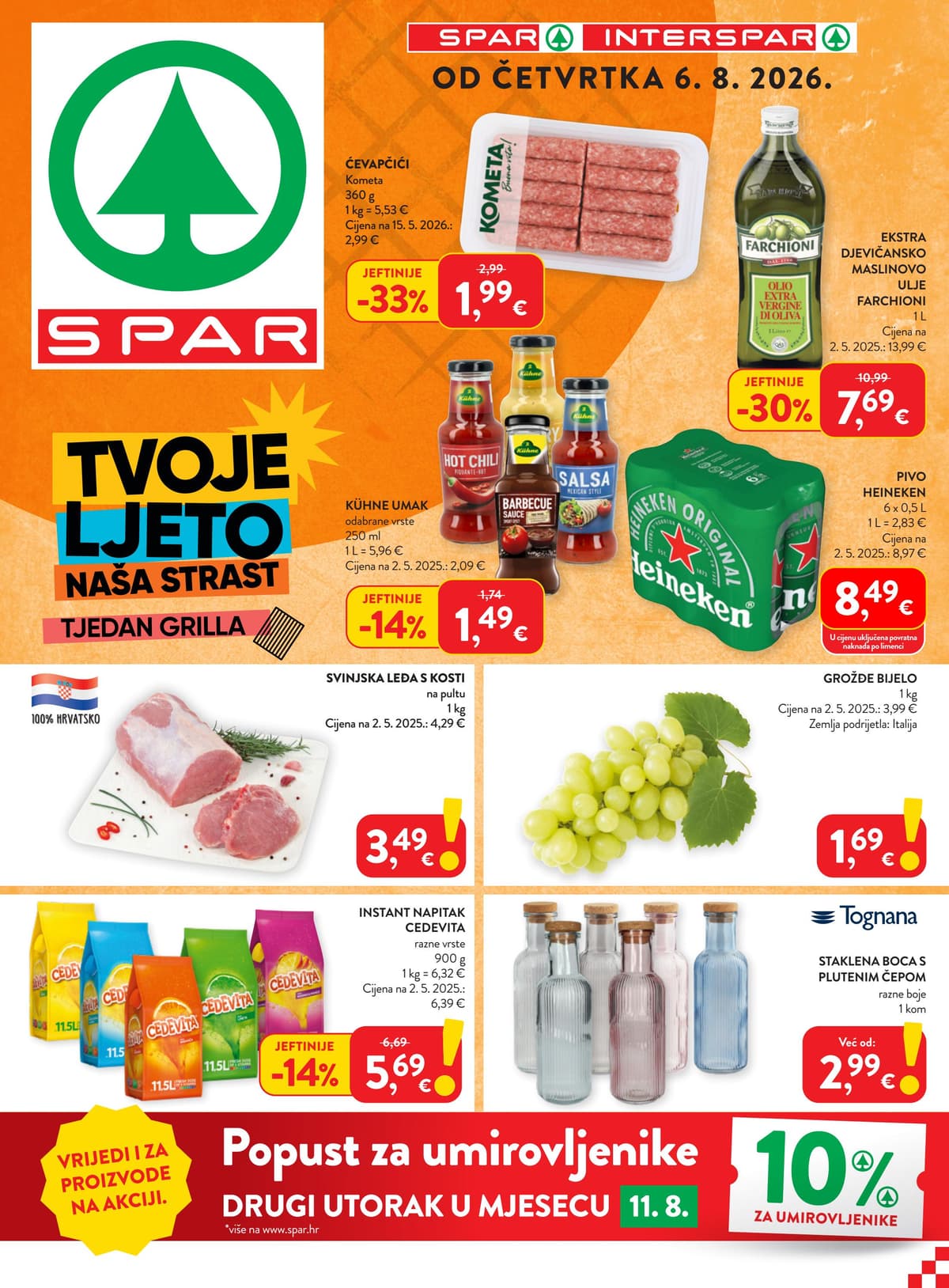 Stranica 1. Spar kataloga - Tjedna Akcija od 02.08.2026.