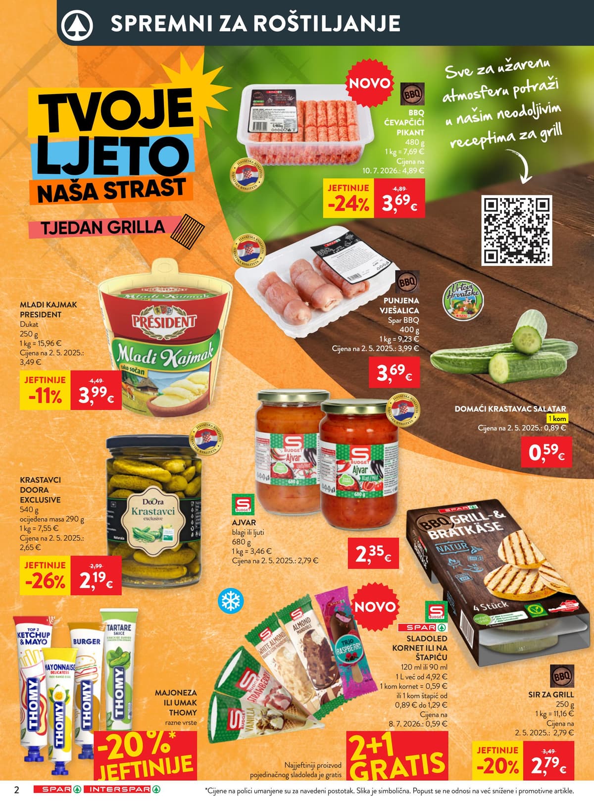 Stranica 2. Spar kataloga - Tjedna Akcija od 02.08.2026.