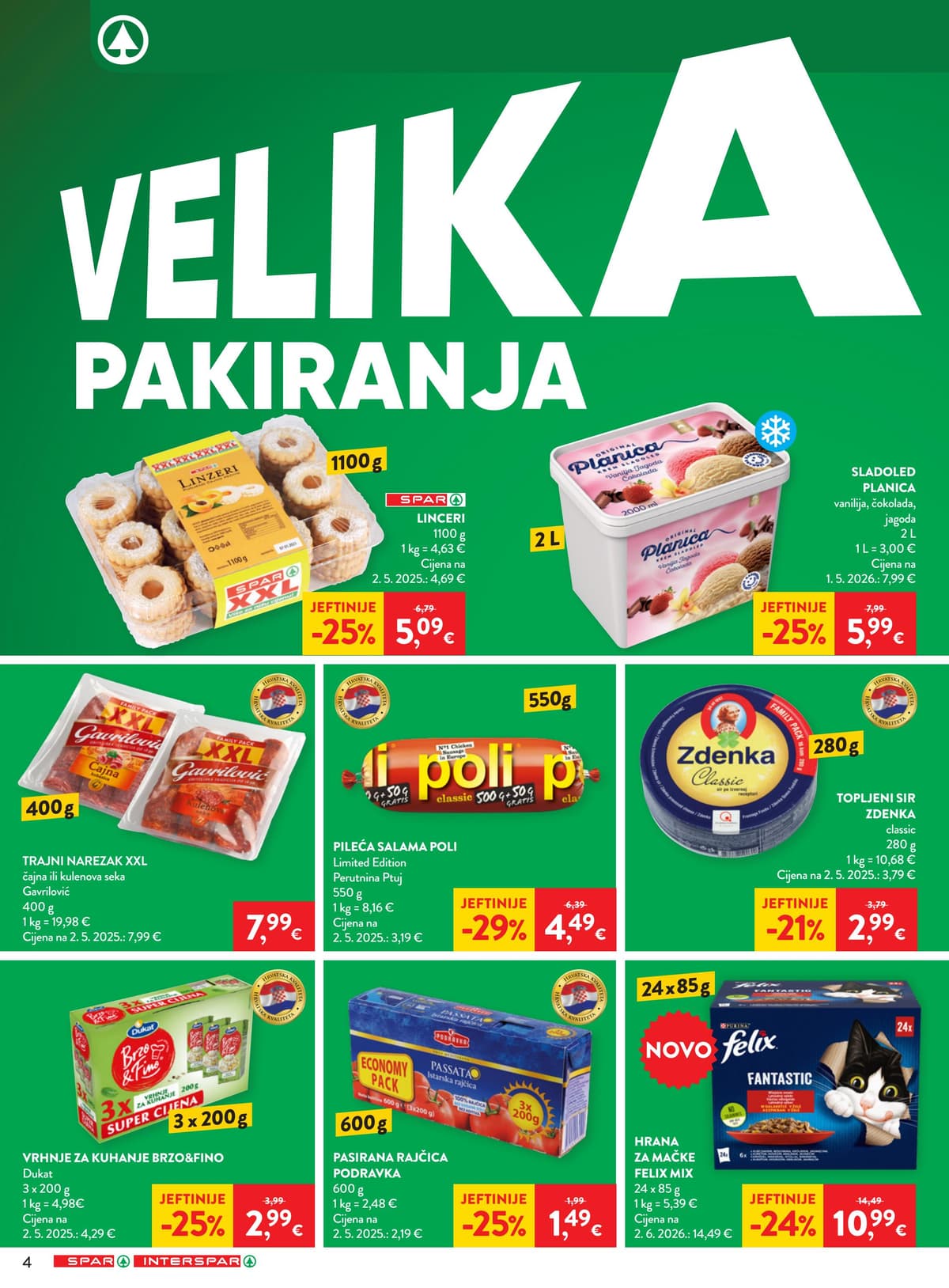 Stranica 4. Spar kataloga - Tjedna Akcija od 02.08.2026.
