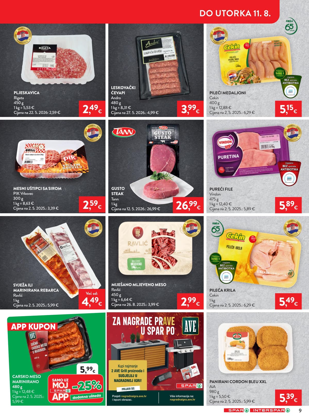 Stranica 9. Spar kataloga - Tjedna Akcija od 02.08.2026.